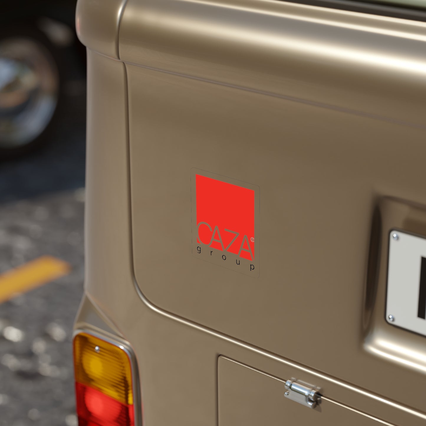Transparent Outdoor Stickers, Die-Cut