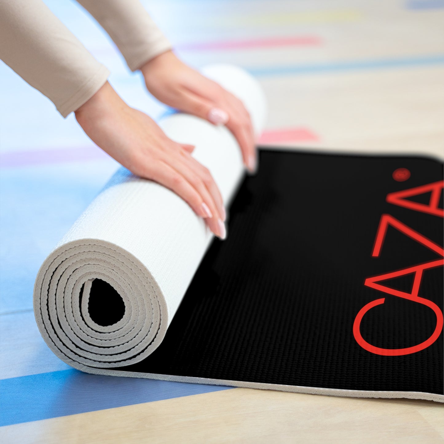 Foam Yoga Mat (Black)