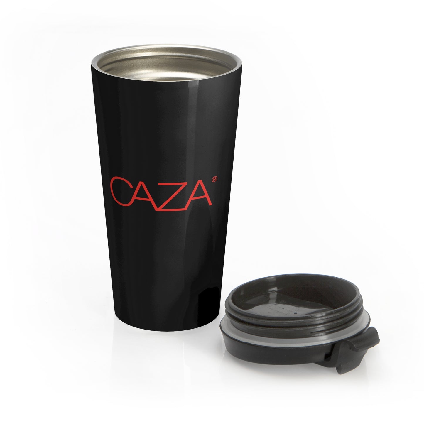 Stainless Steel Travel Mug (Black)