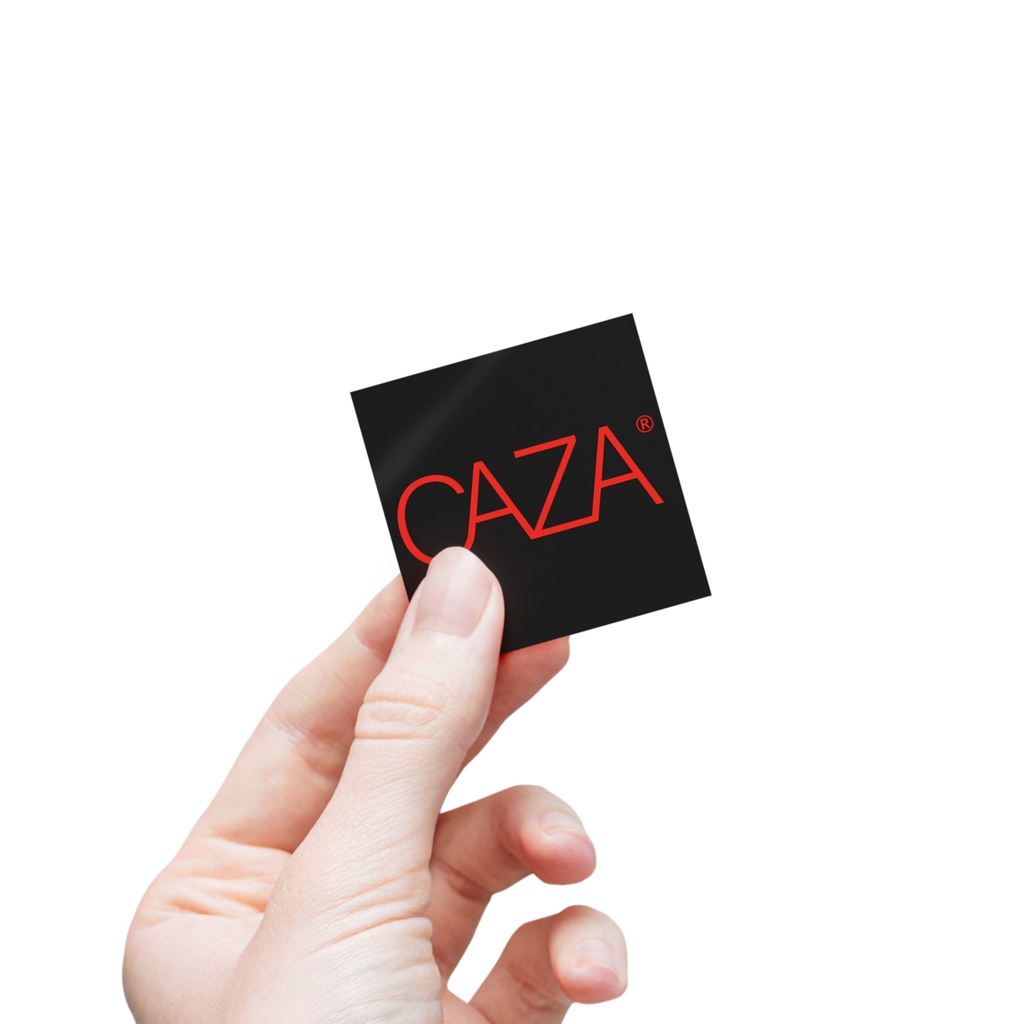 Square Sticker Label Rolls (Black)