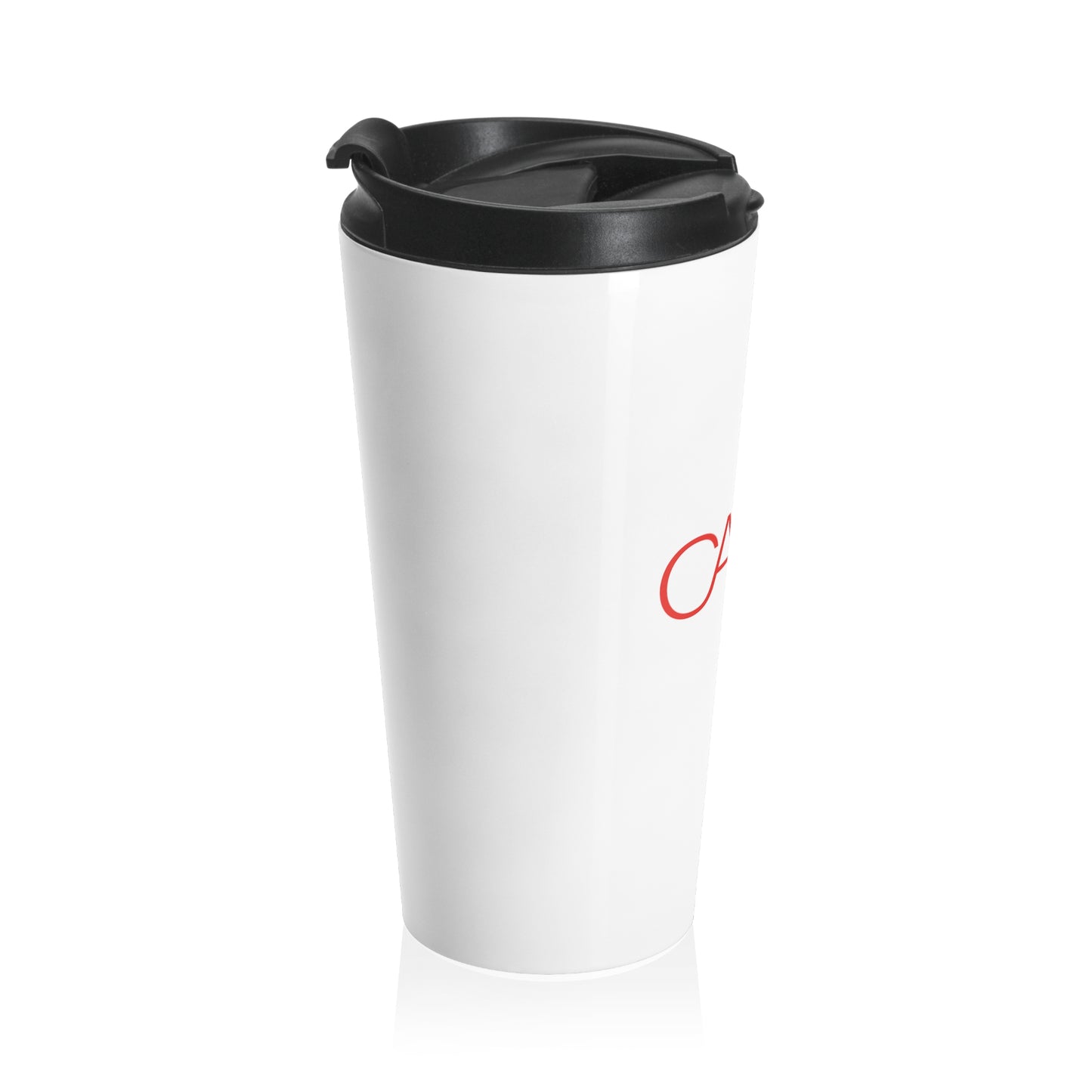 Stainless Steel Travel Mug (White)