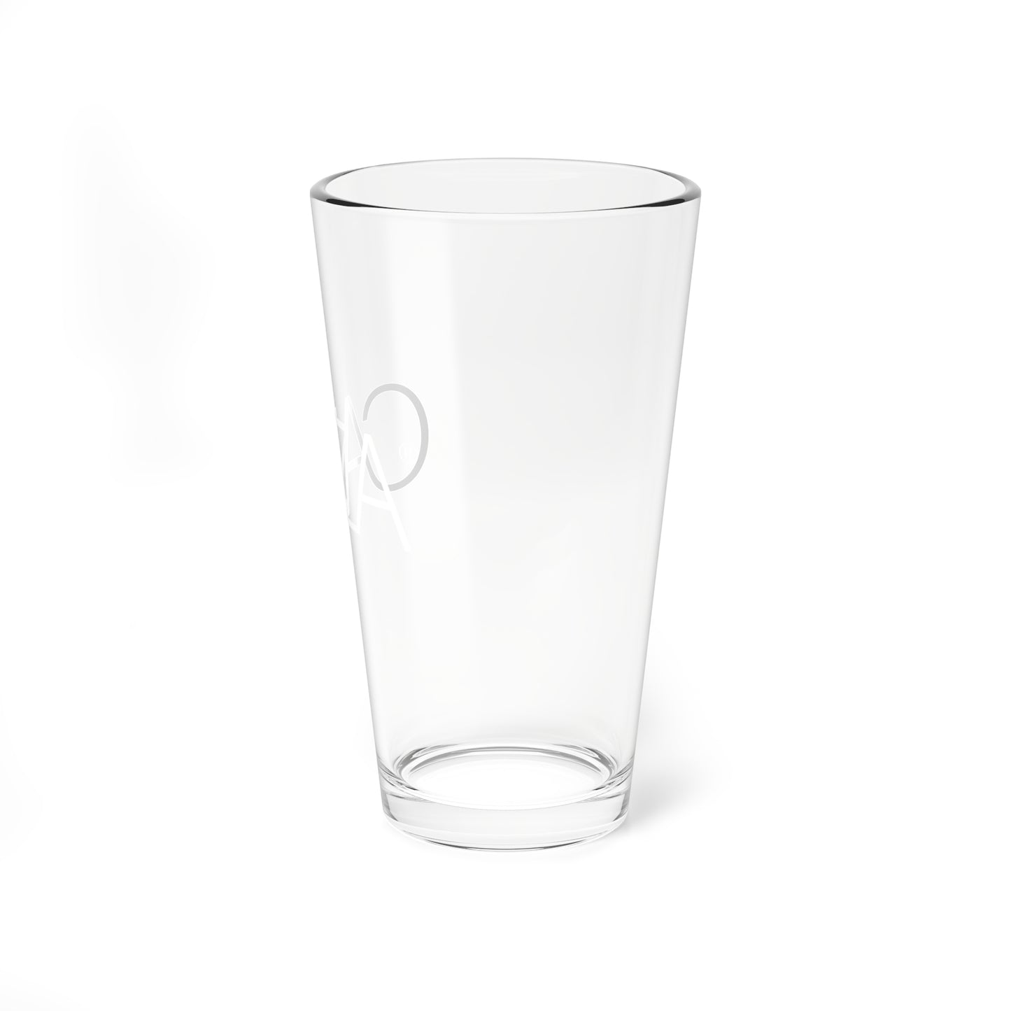 Mixing Glass, 16oz | White CAZA® Logo