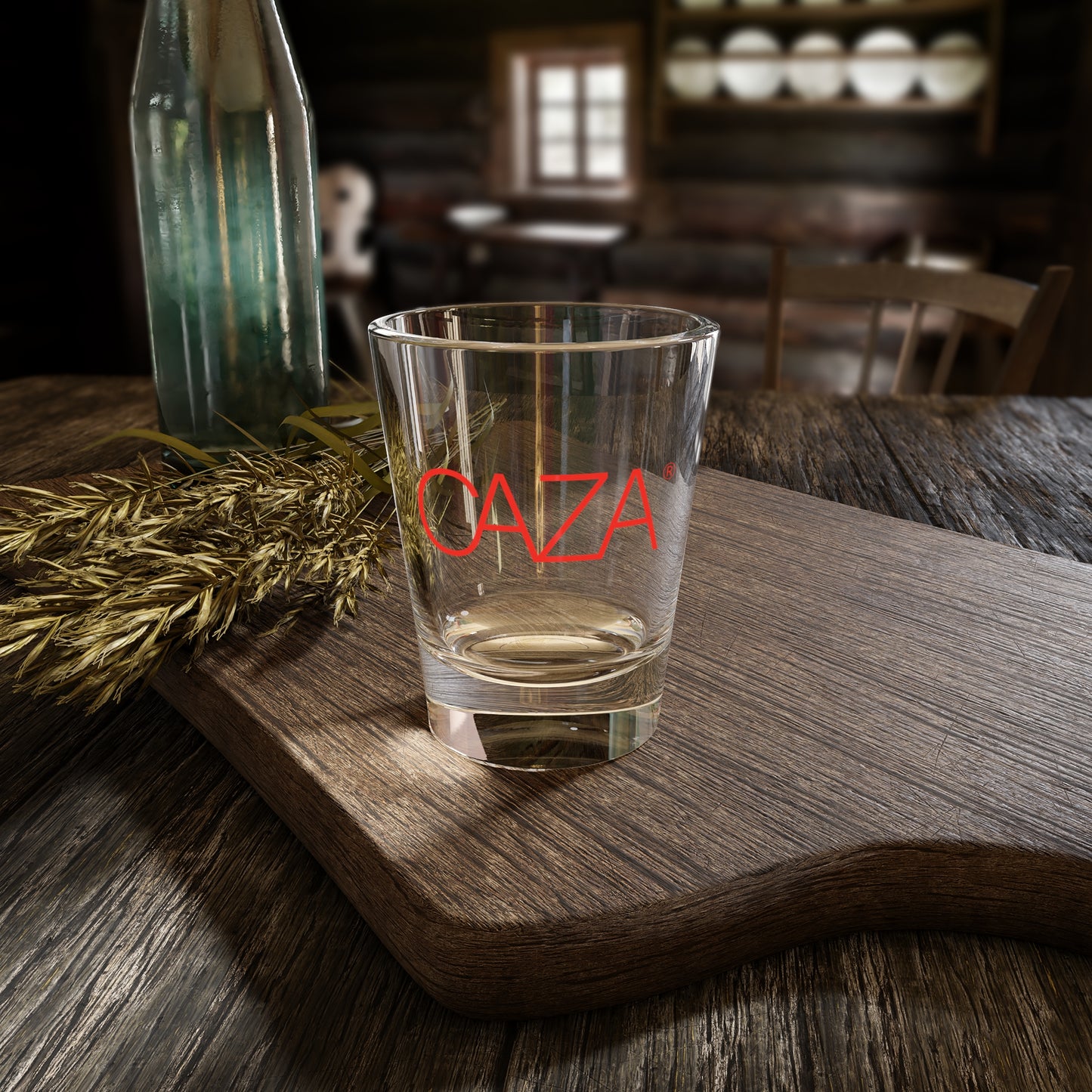 Shot Glass | Red CAZA® Logo