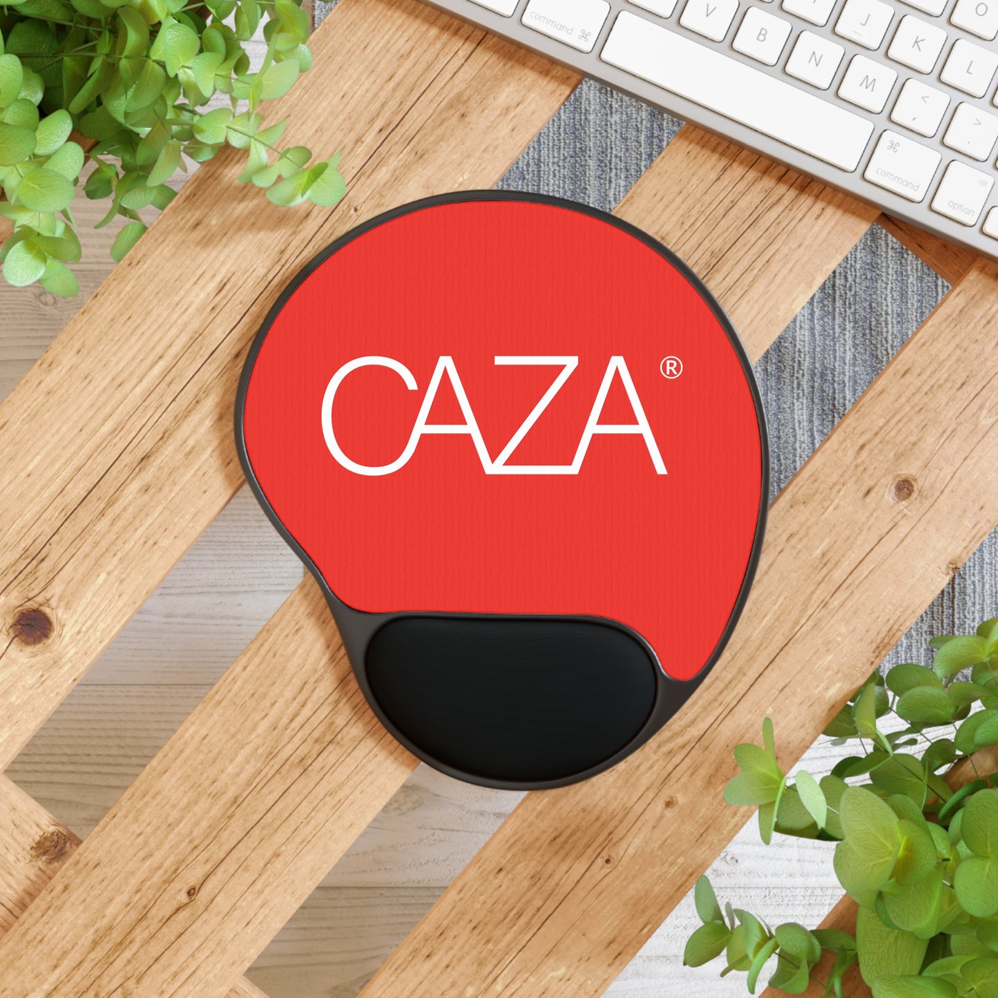 Mouse Pad With Wrist Rest (Red)