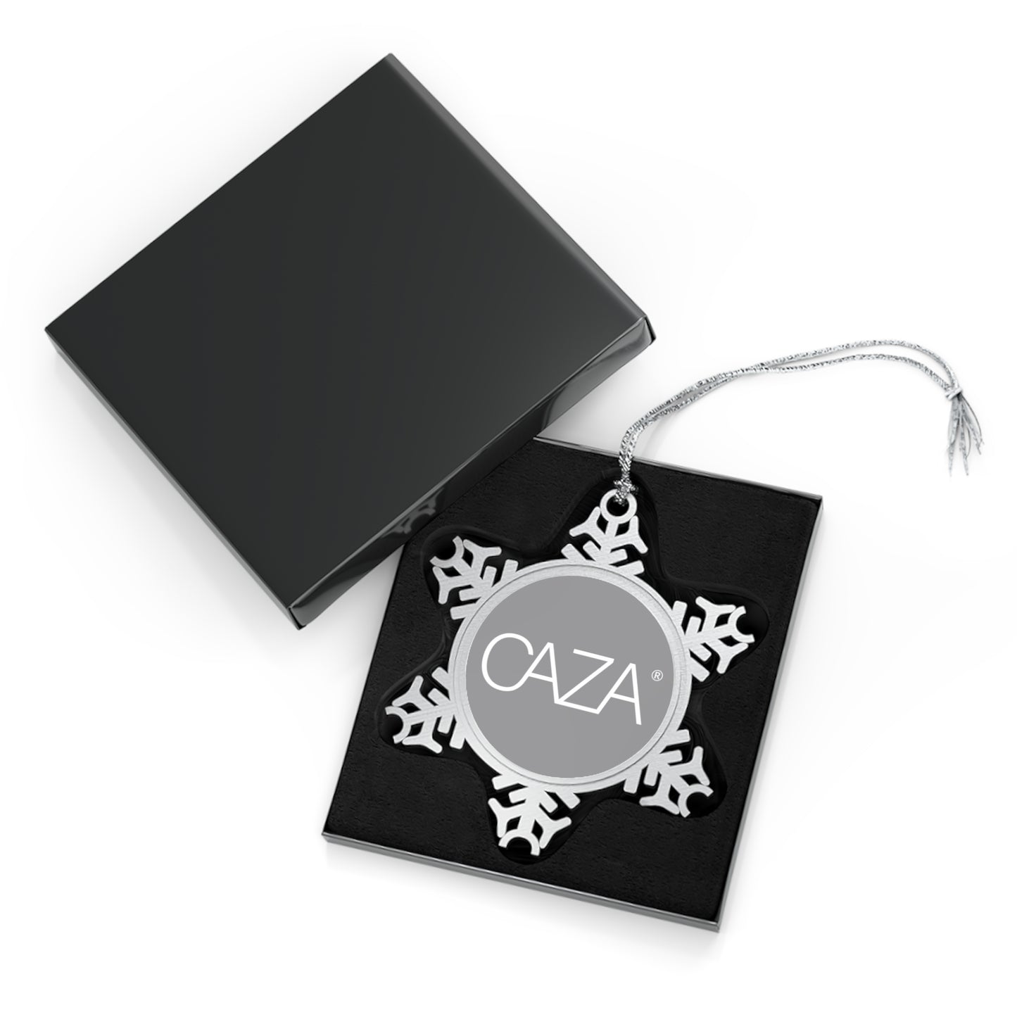 Pewter Snowflake Ornament (Grey)