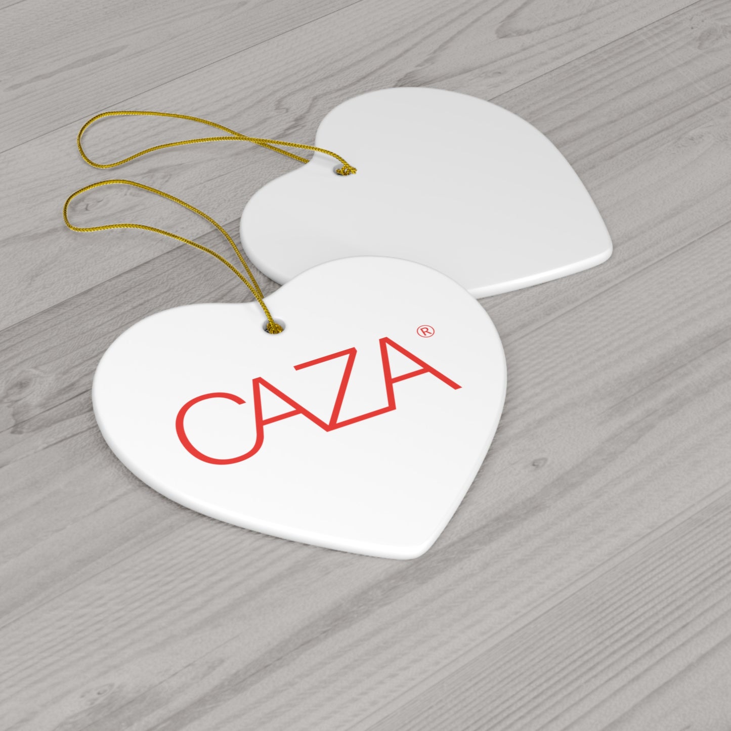 CAZA® Ceramic Ornament (White)