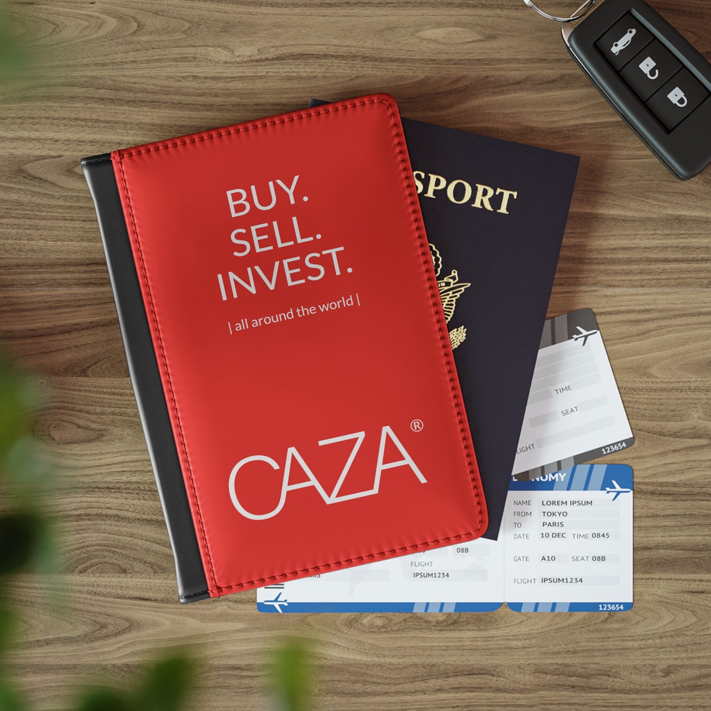 Passport Cover (Red)