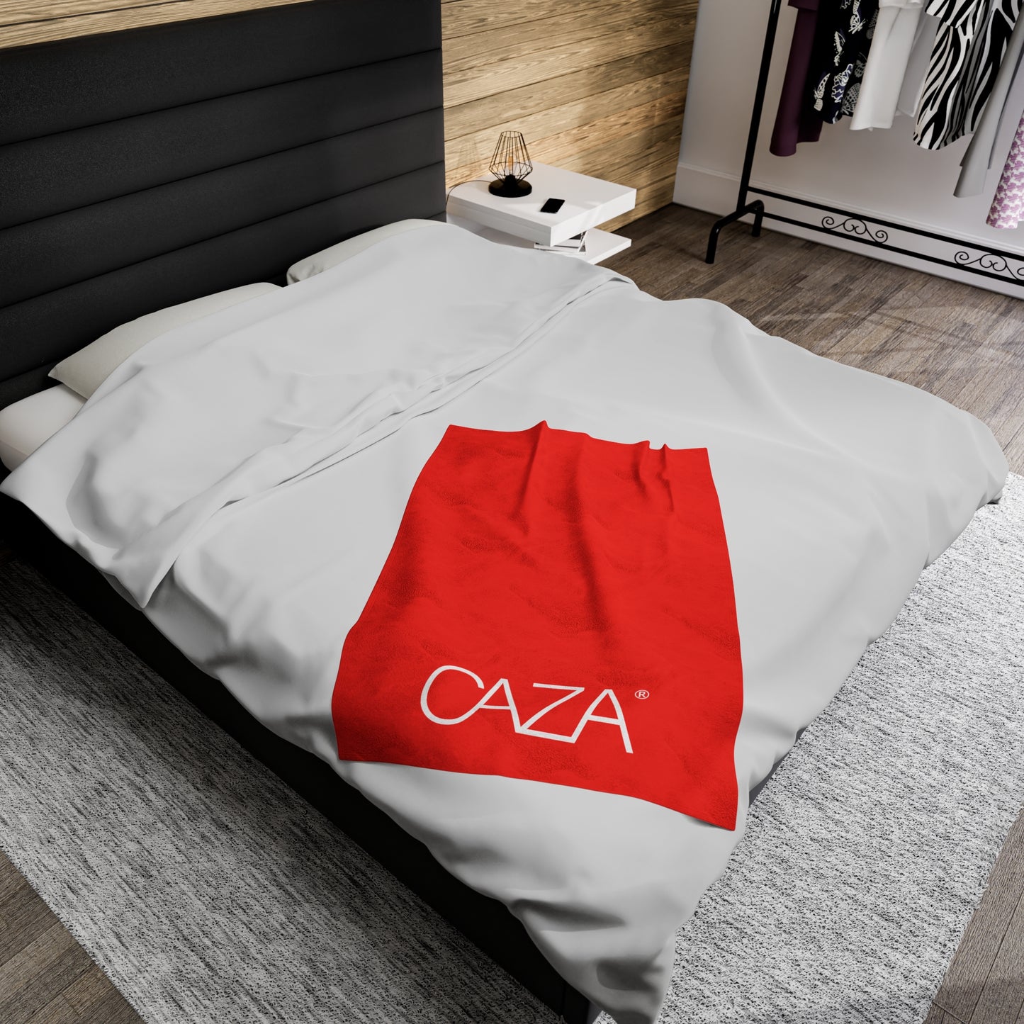 Velveteen Plush Blanket (Red)