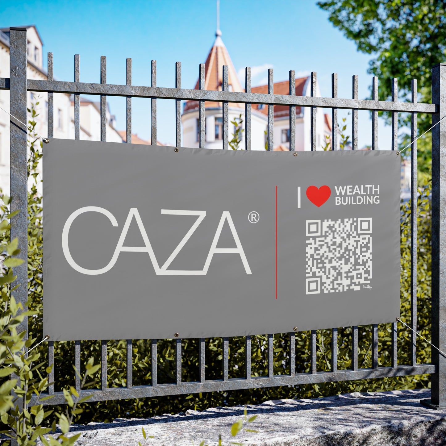 Join CAZA® | Vinyl Banners (Grey)