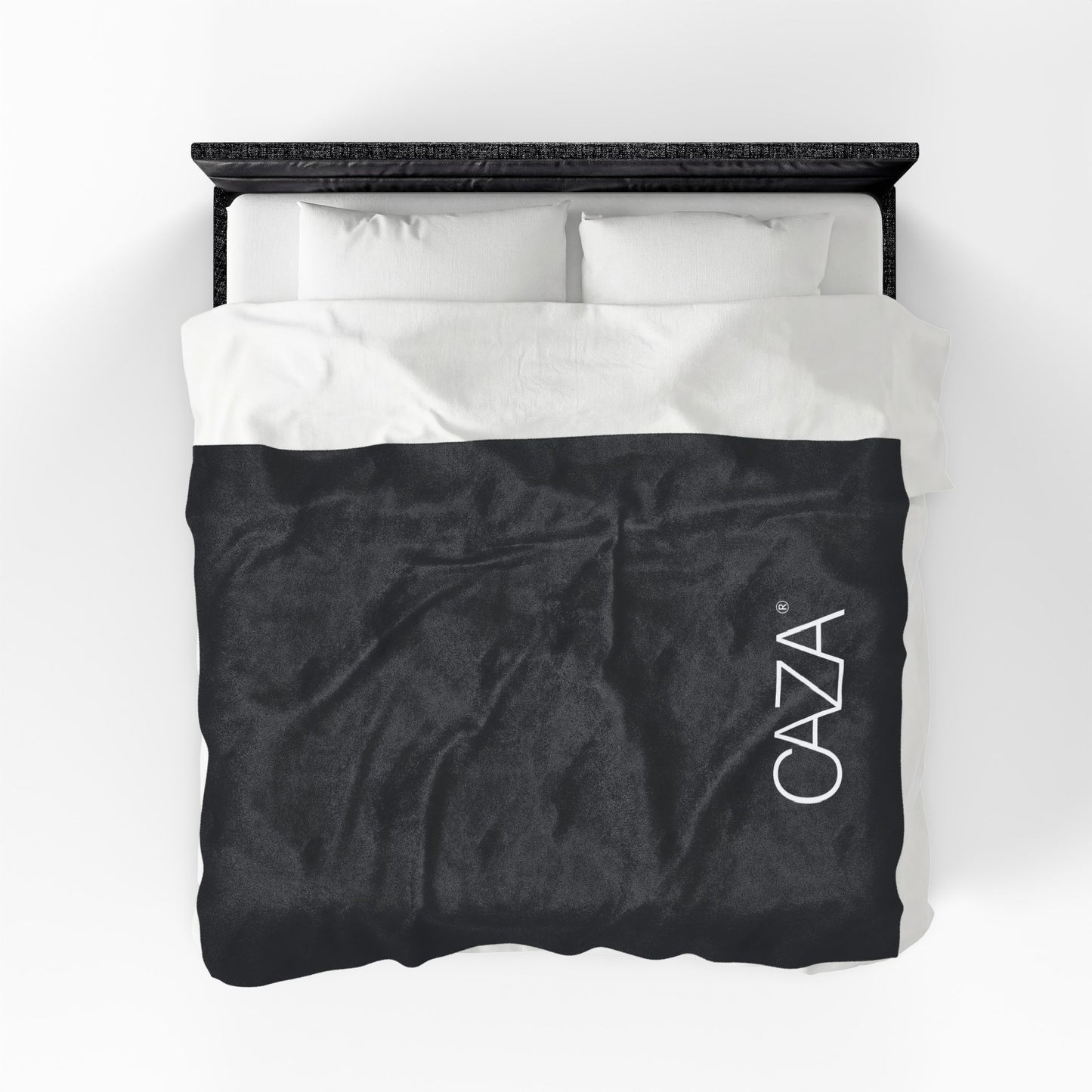 Velveteen Plush Blanket (Black)