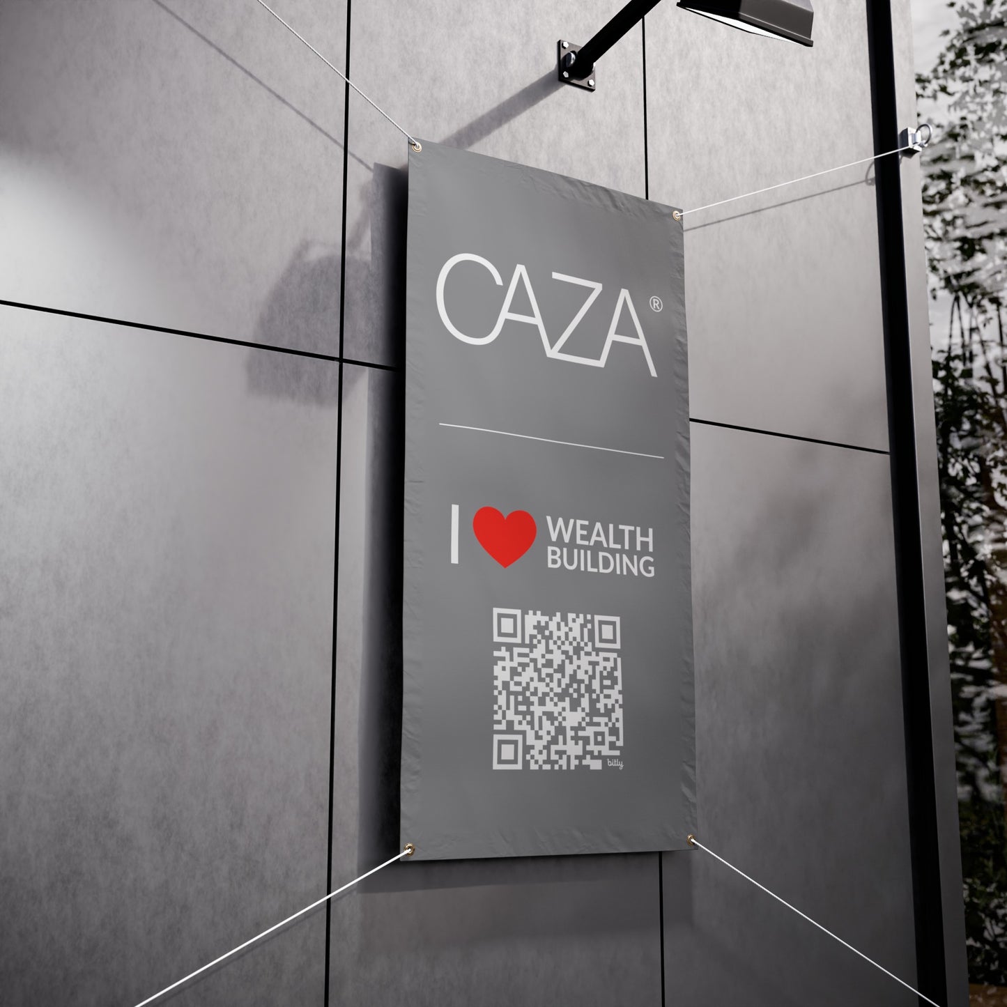 Join CAZA® | Vinyl Banners (Grey)