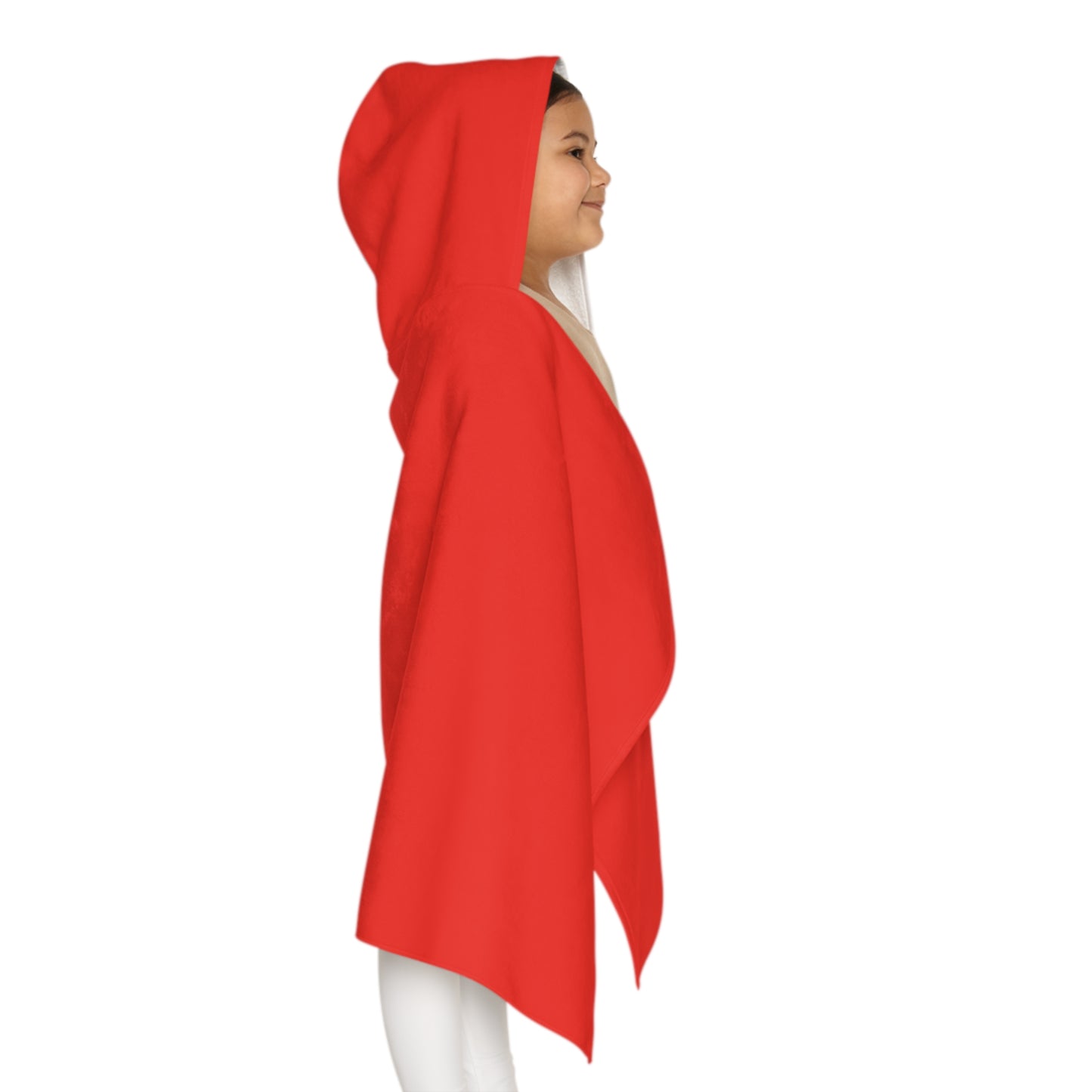 Youth Hooded Towel (Red)