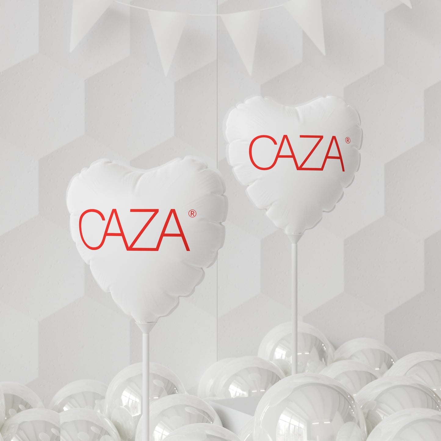 No Helium Balloon (White)