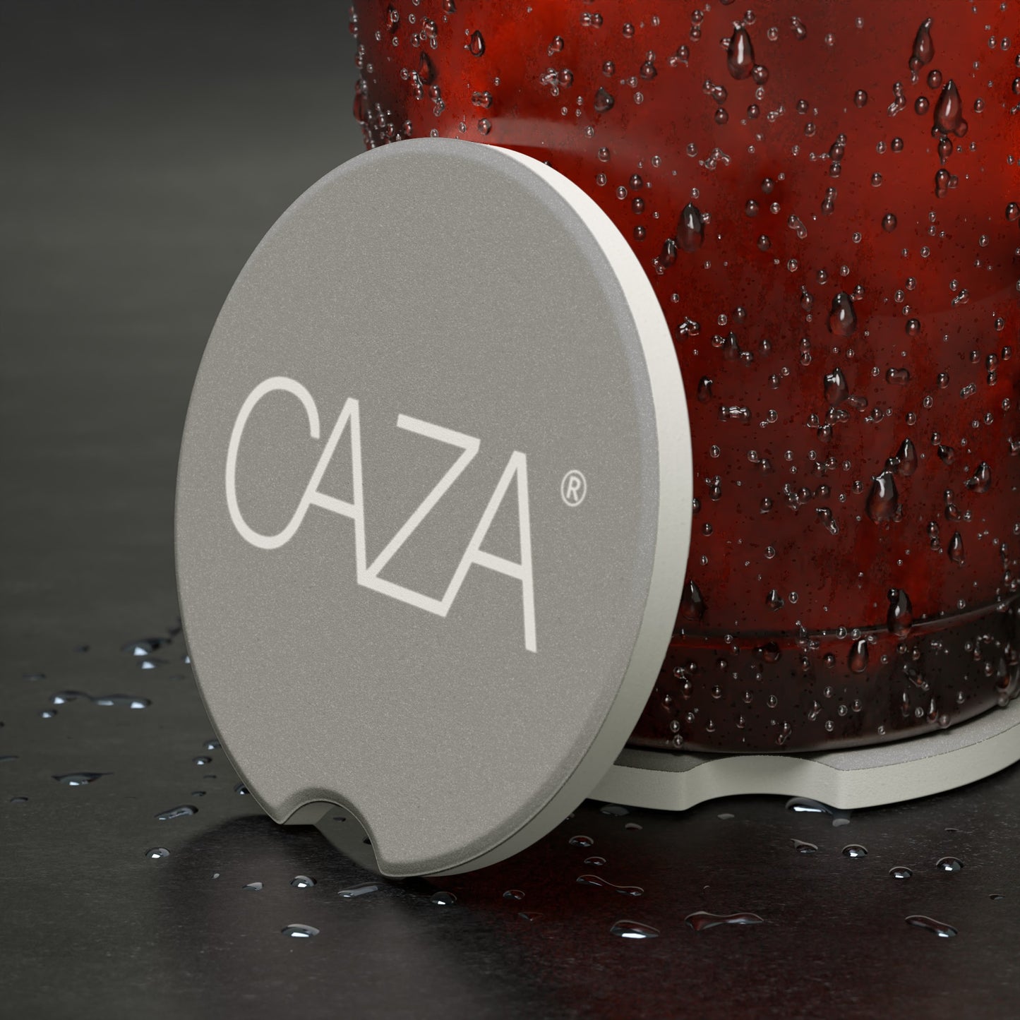 Soapstone Car Coaster (Grey)