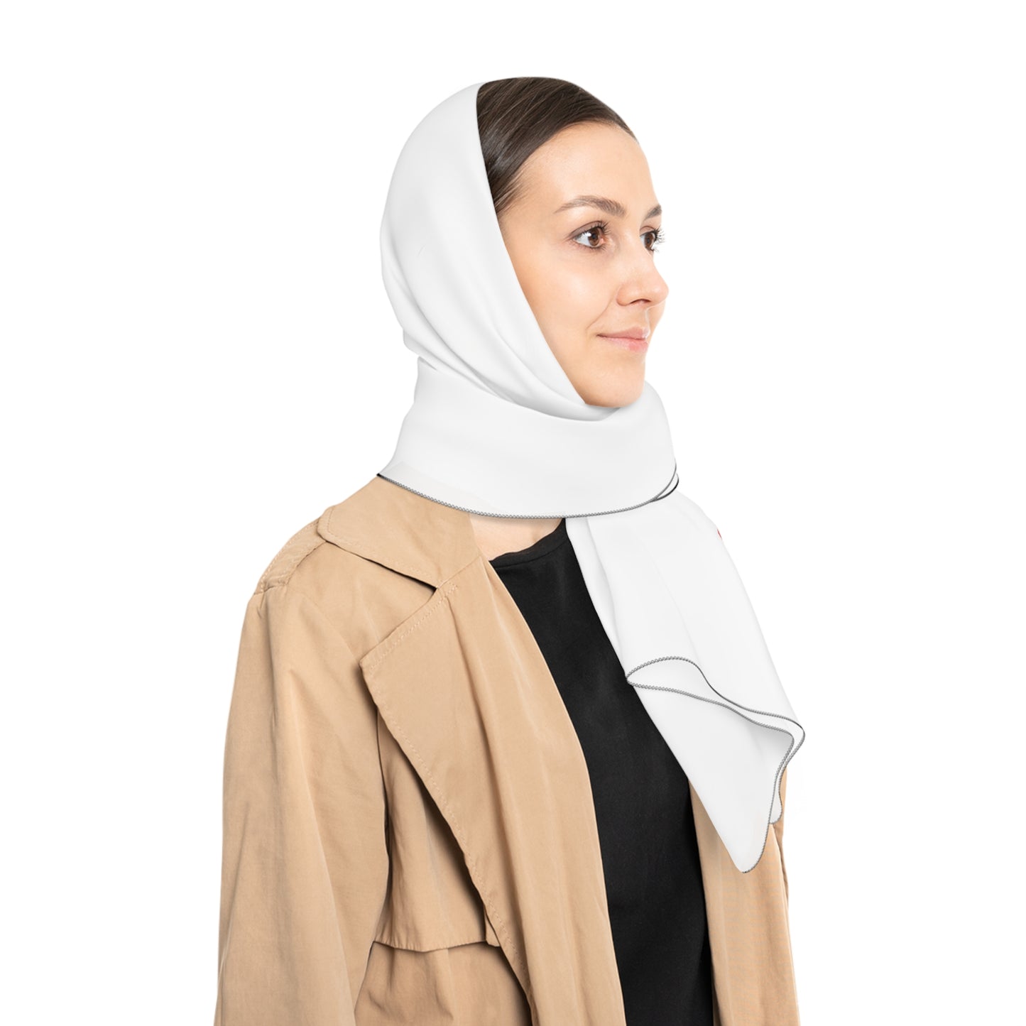 Poly Scarf (White)
