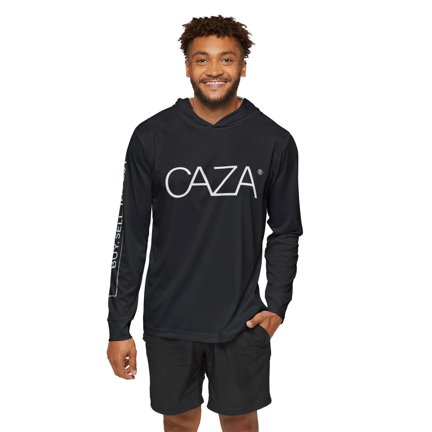 Men's Sports Warmup Hoodie (Black)