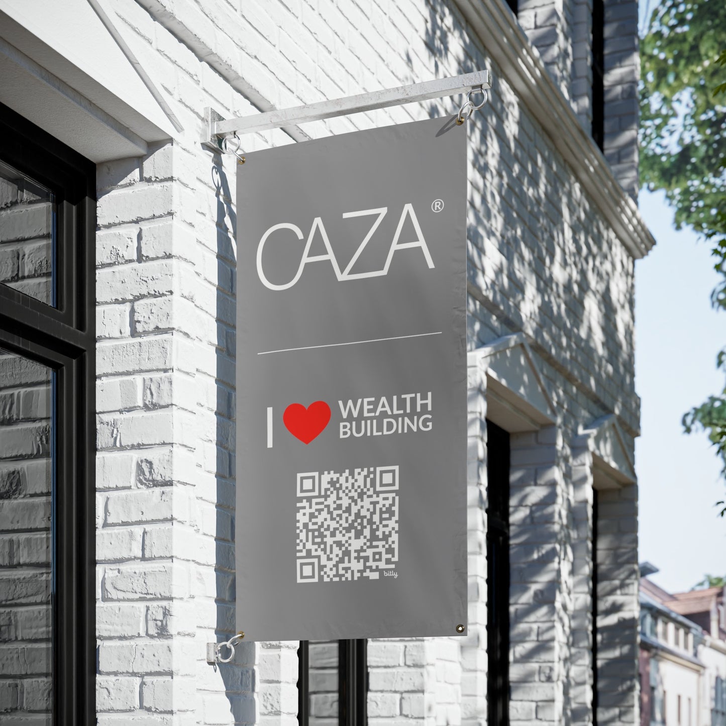 Join CAZA® | Vinyl Banners (Grey)