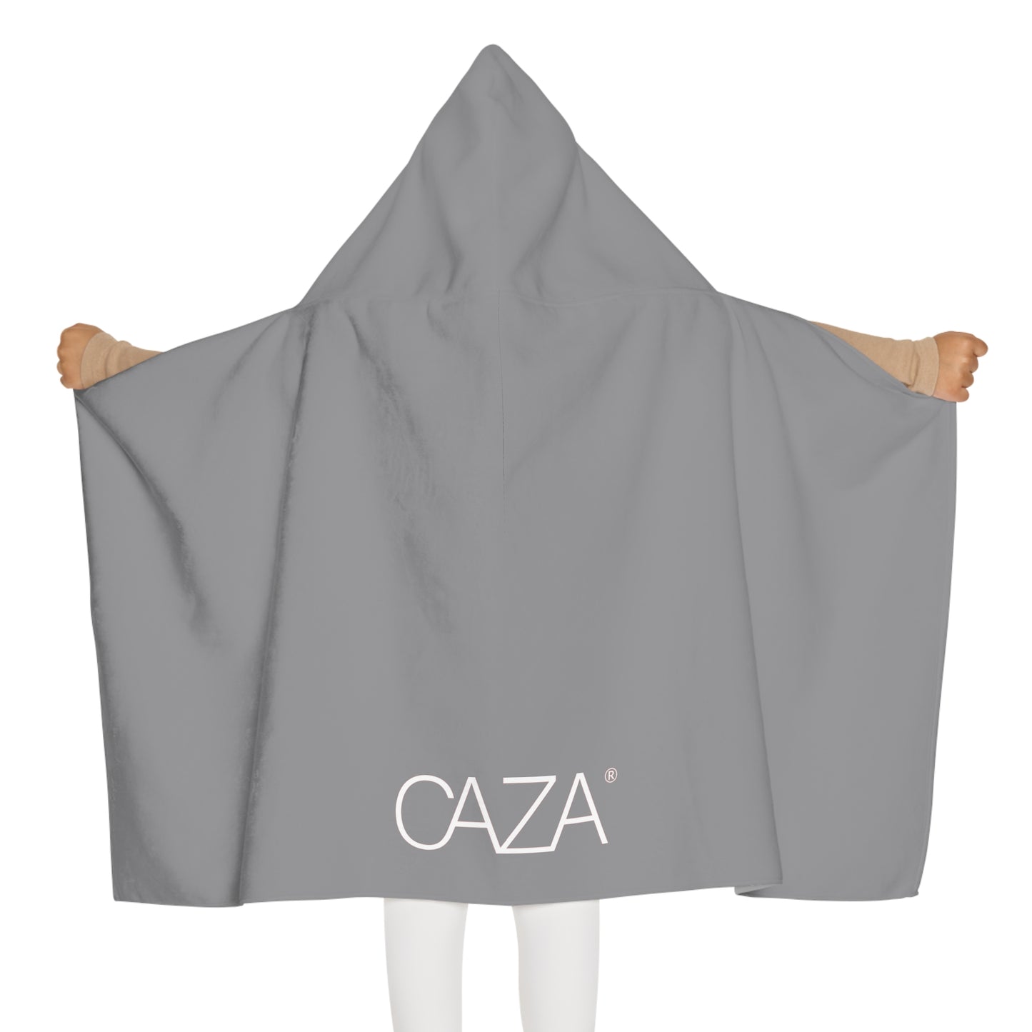 Youth Hooded Towel (Grey)
