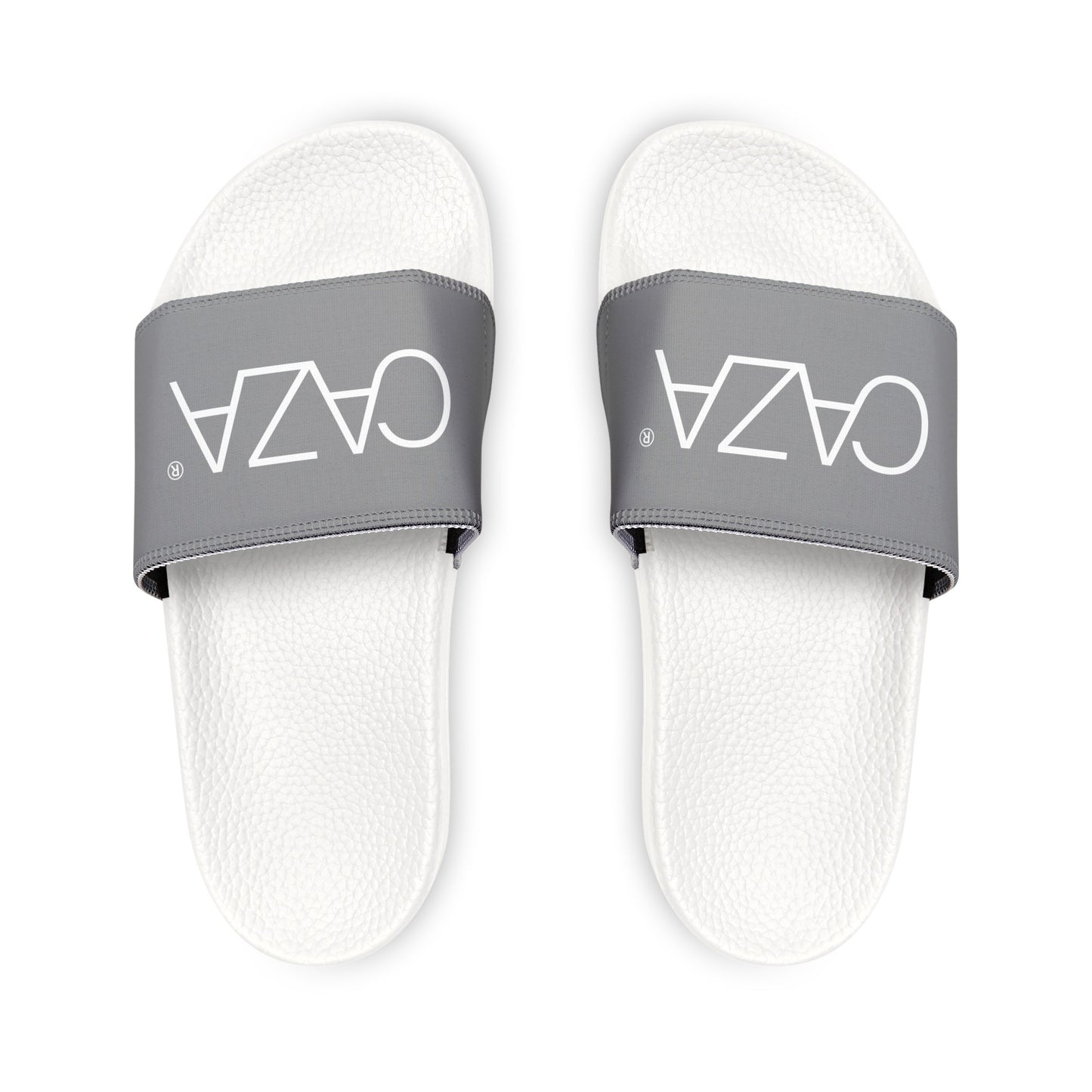Youth PU Slide Sandals (Grey)