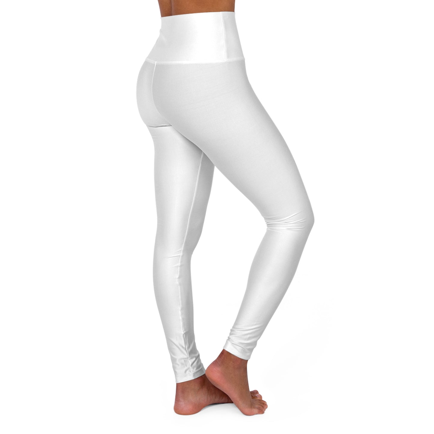 High Waisted Yoga Leggings (Option 1 - White)