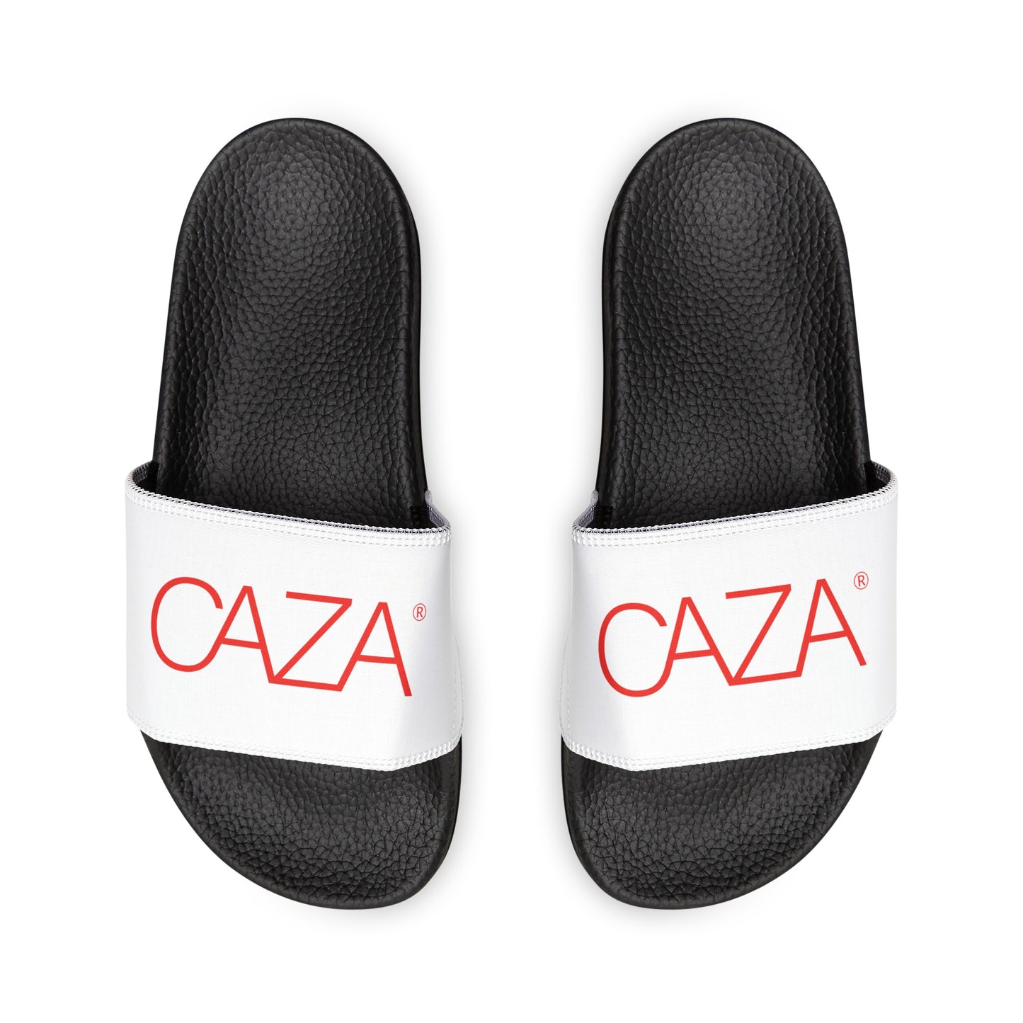 Men's PU Slide Sandals (White)