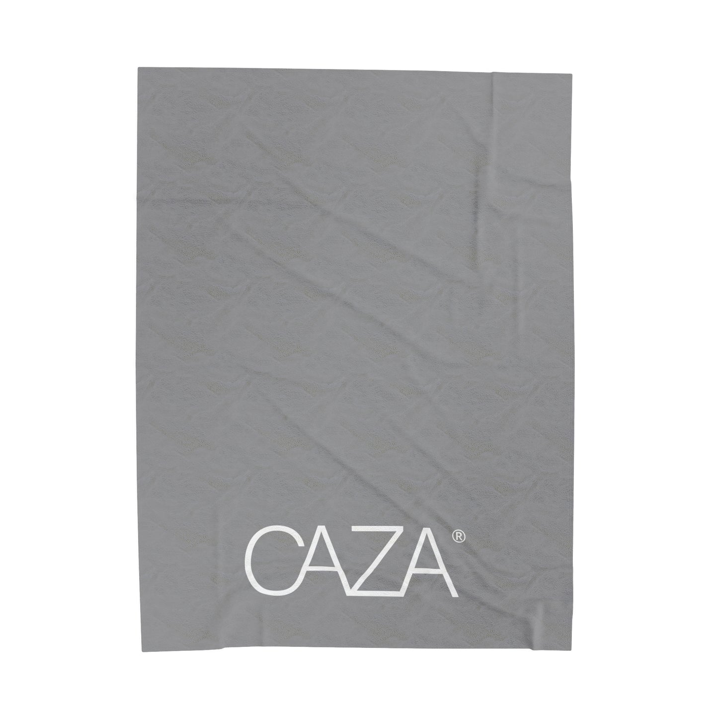 Velveteen Plush Blanket (Grey)