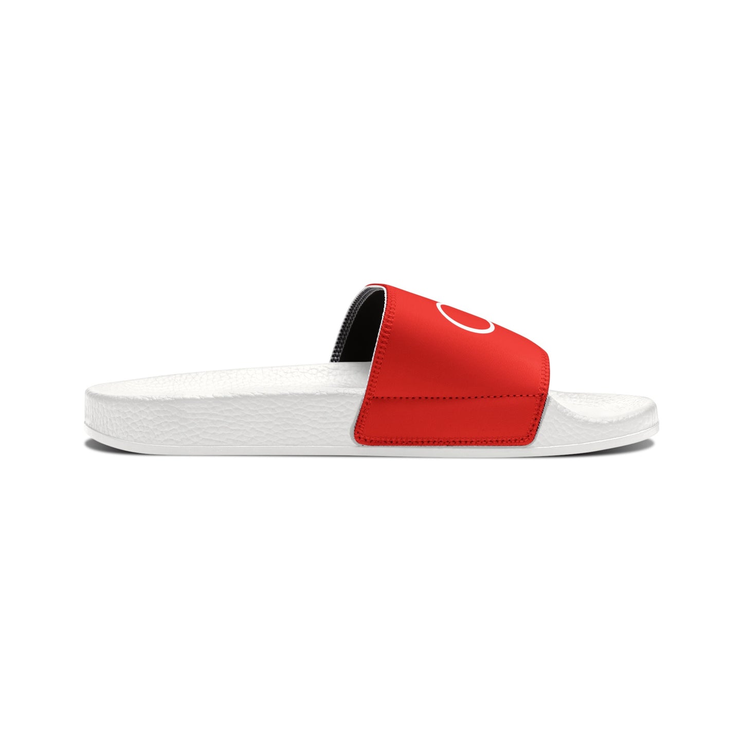 Women's PU Slide Sandals (Red)