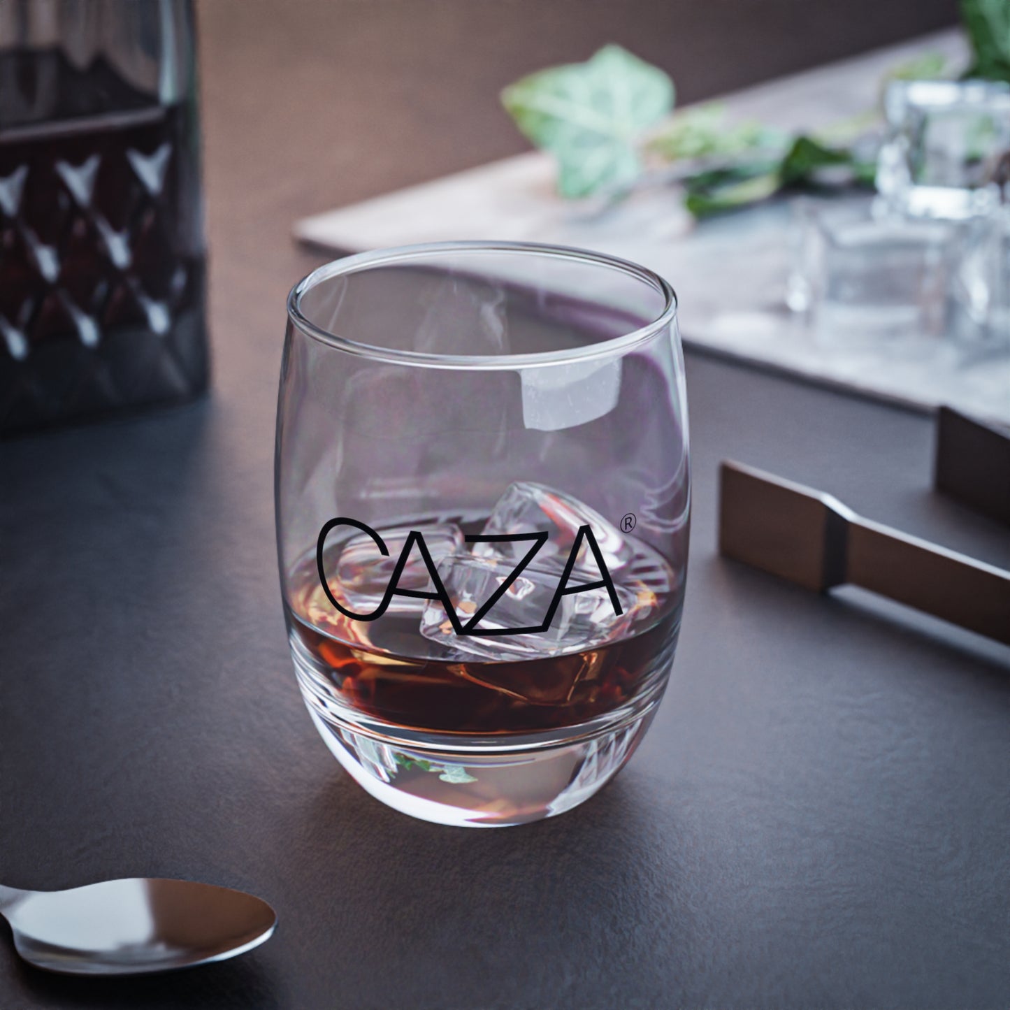 Whiskey Glass | Black Logo