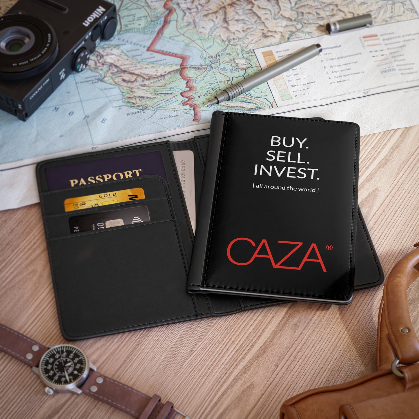 Passport Cover (Black)