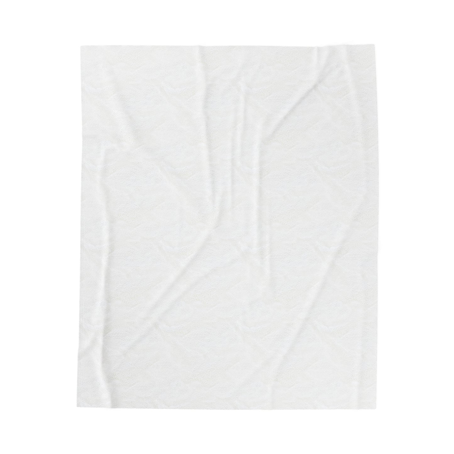 Velveteen Plush Blanket (Black with White Logo)