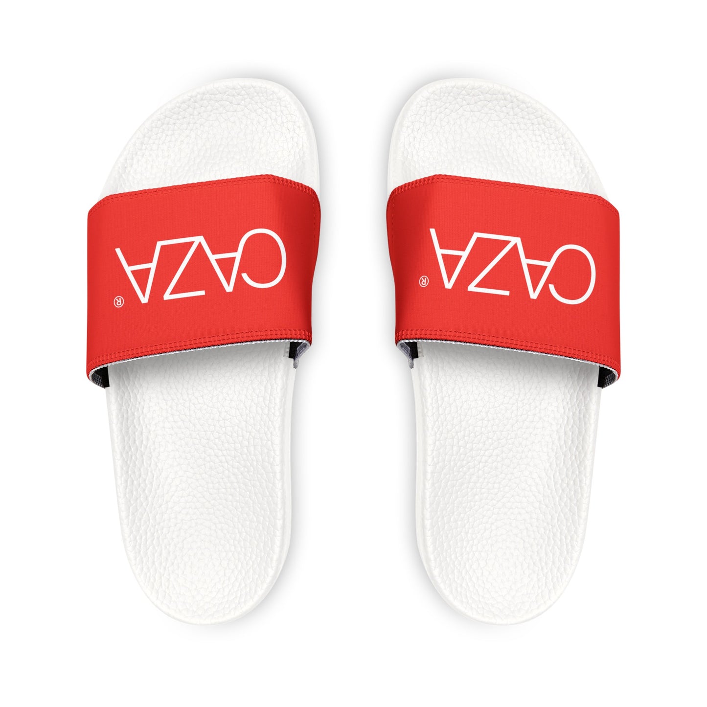 Women's PU Slide Sandals (Red)