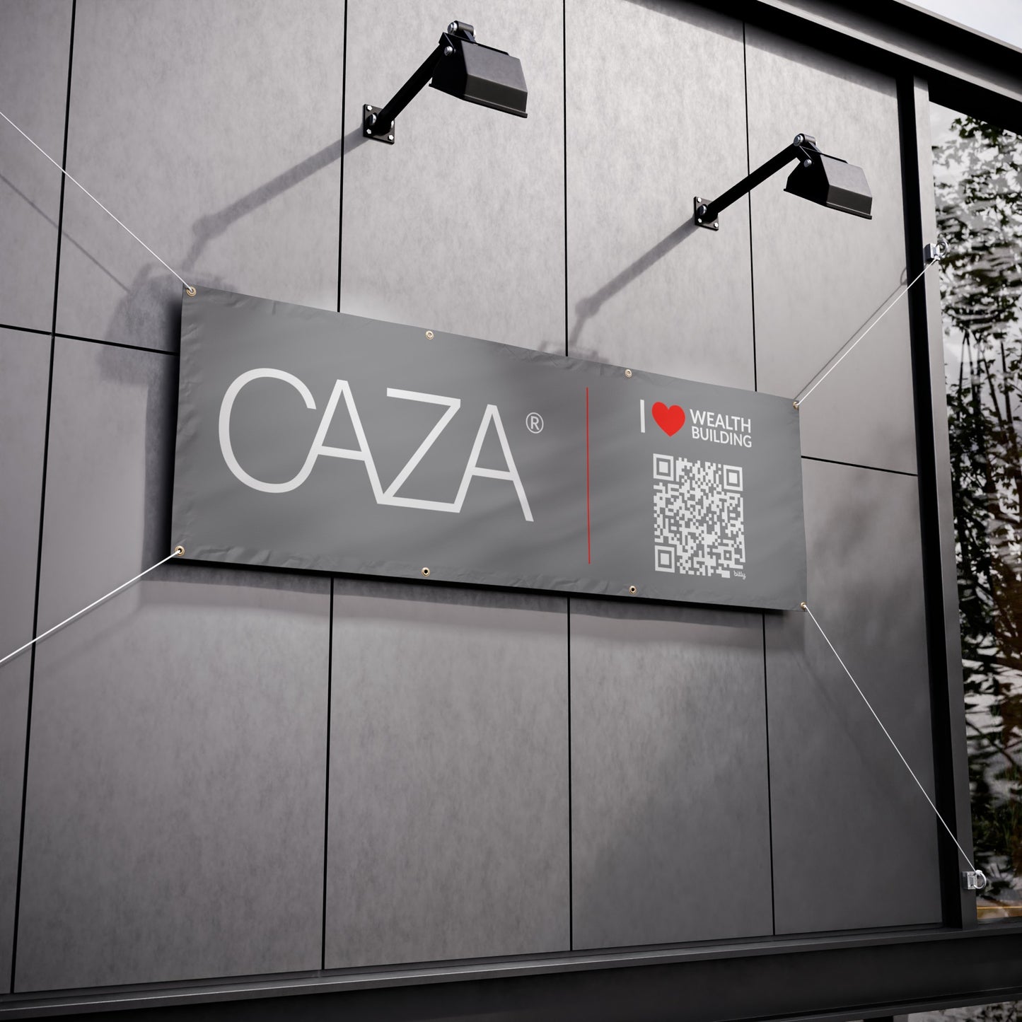 Join CAZA® | Vinyl Banners (Grey)