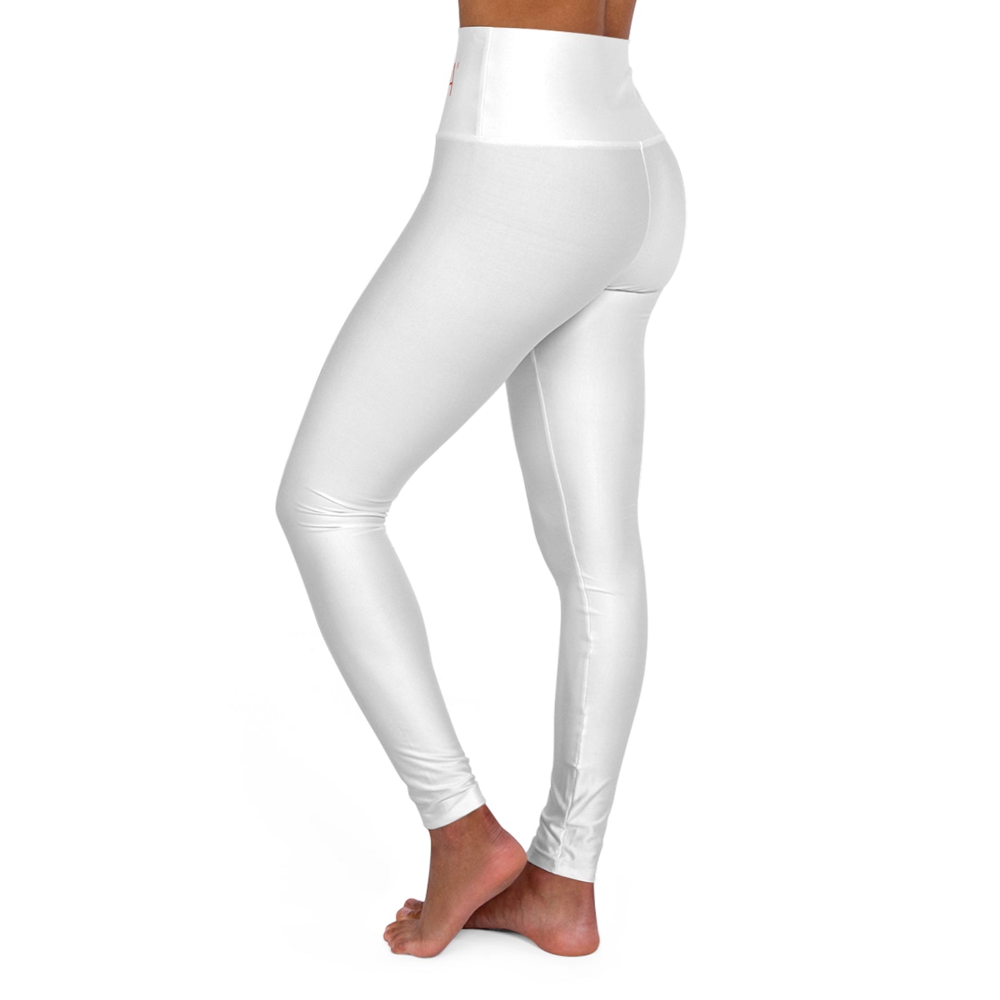 High Waisted Yoga Leggings (Option 1 - White)