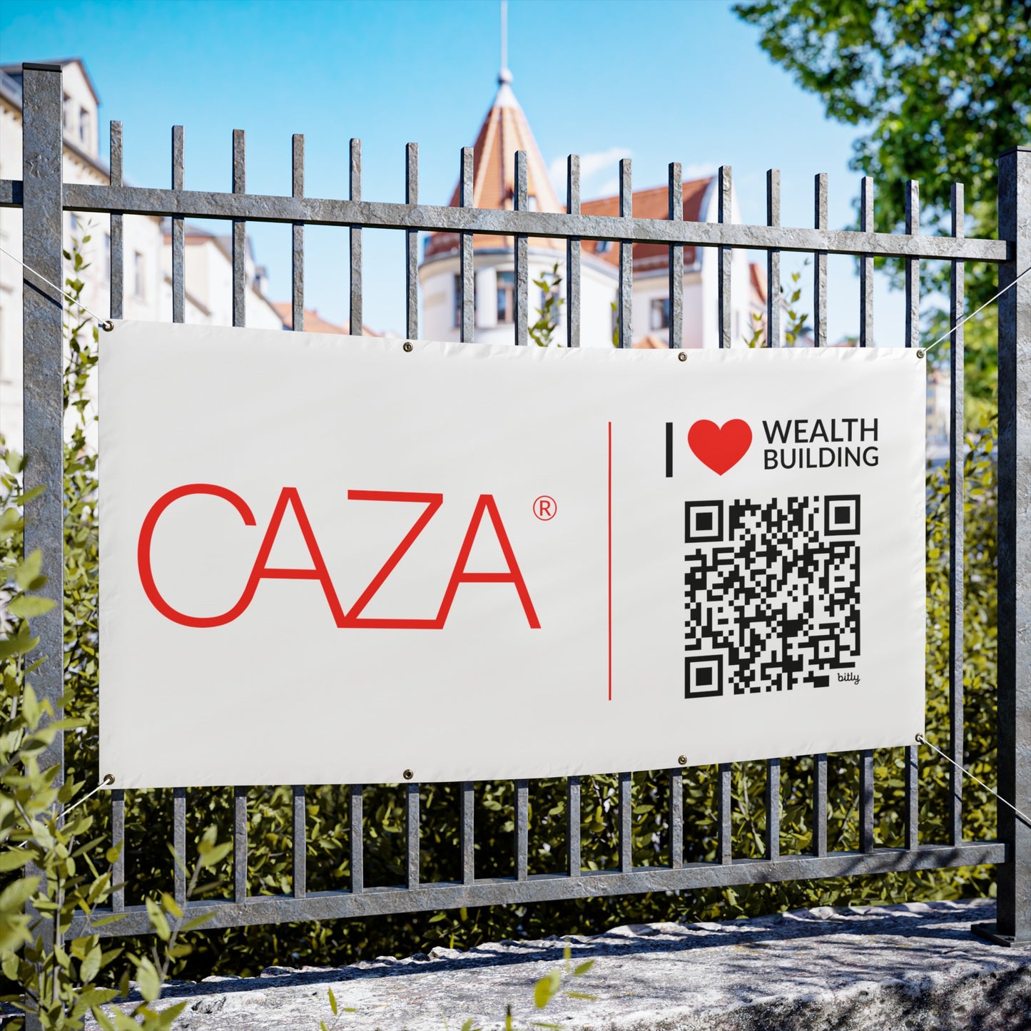 Join CAZA® | Vinyl Banners (White)