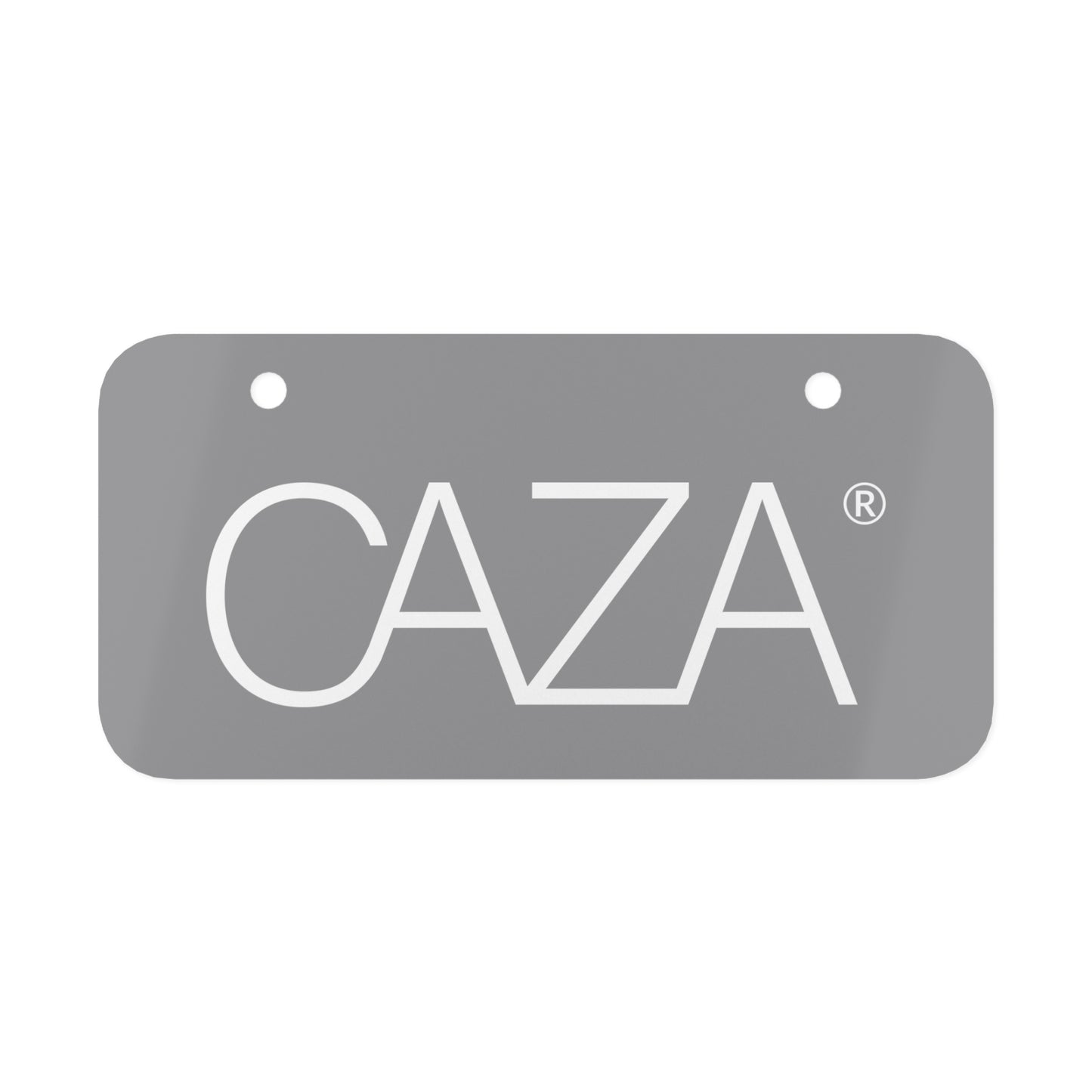 Mini License Plate (Grey)