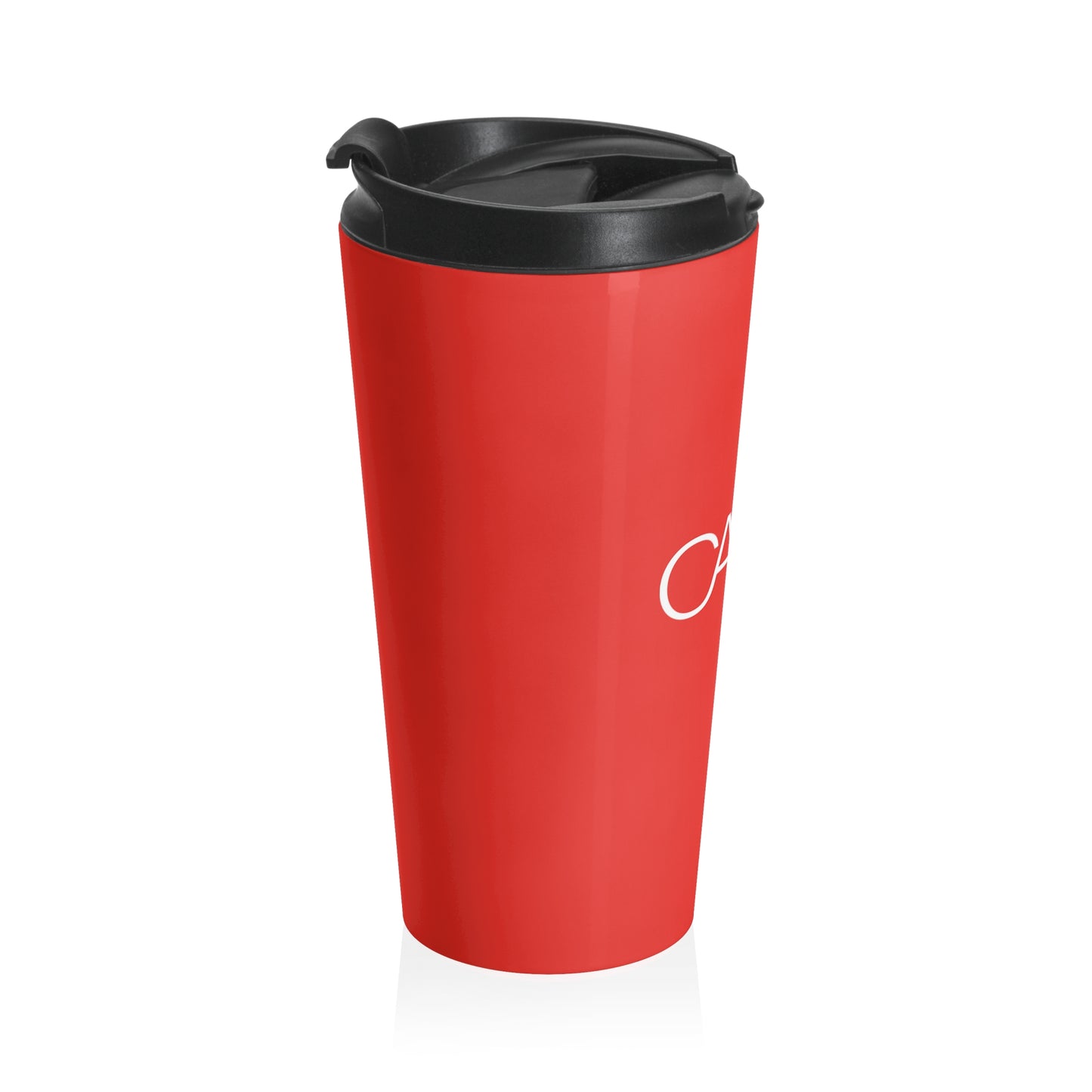 Stainless Steel Travel Mug (Red)