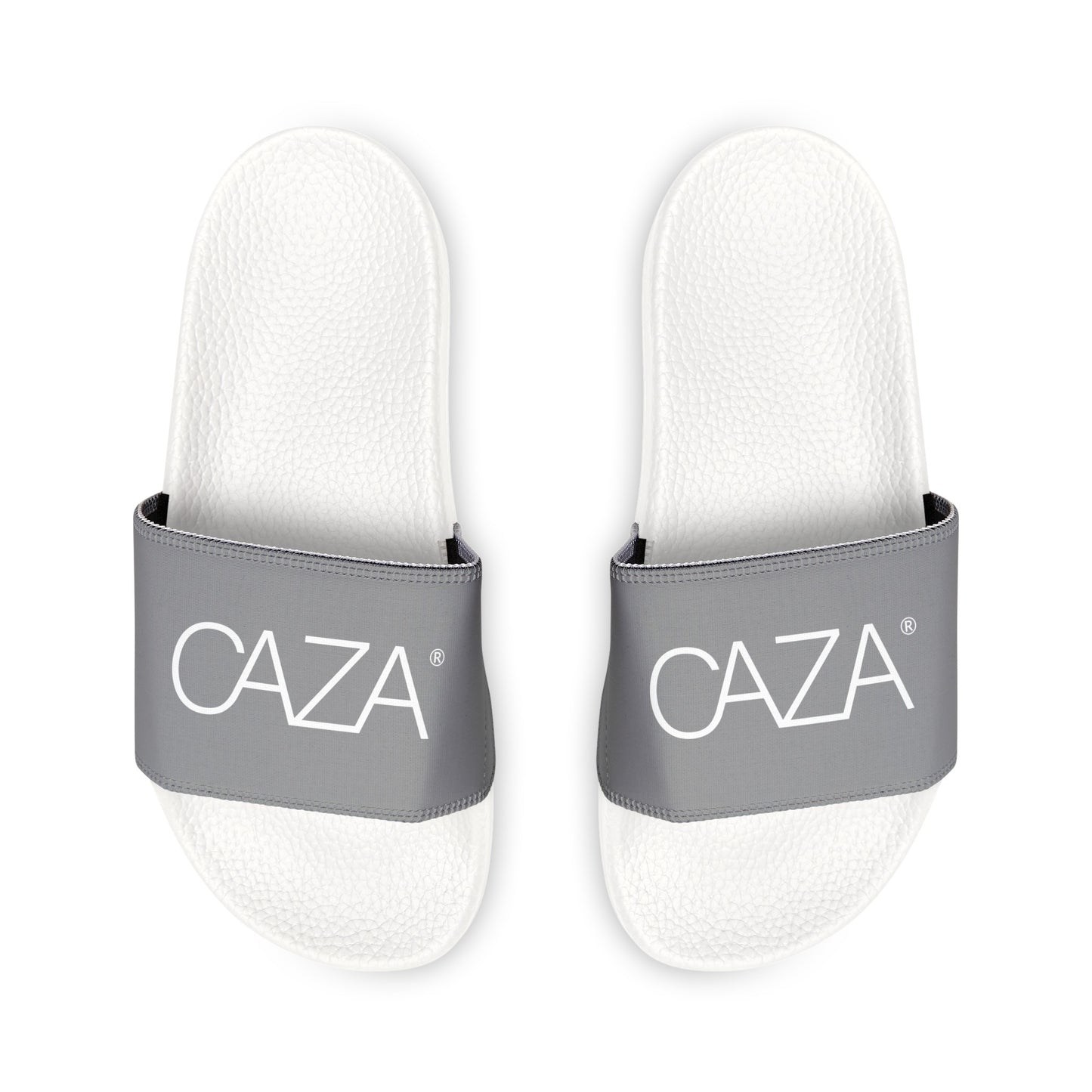Women's PU Slide Sandals (Grey)