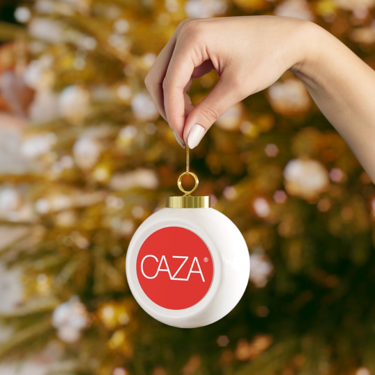 Christmas Ball Ornament (Red)