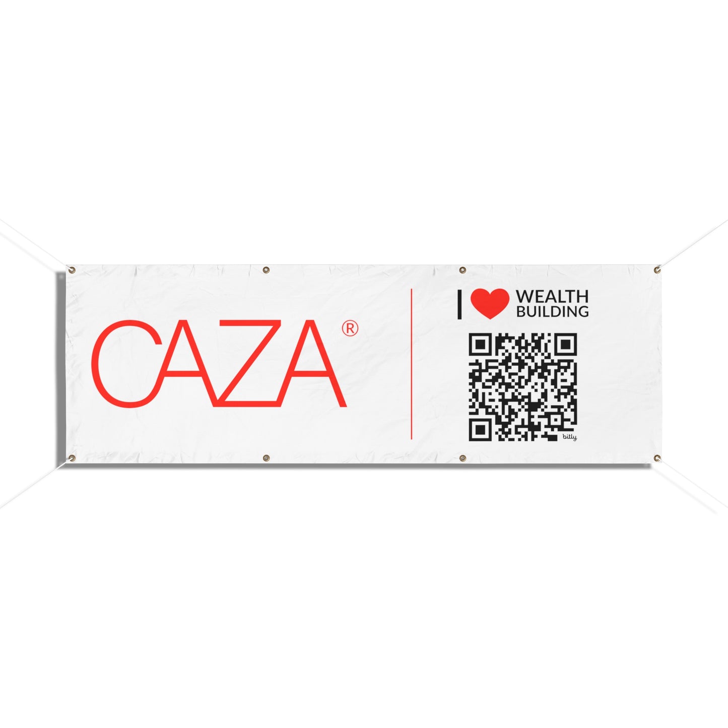 Join CAZA® | Vinyl Banners (White)