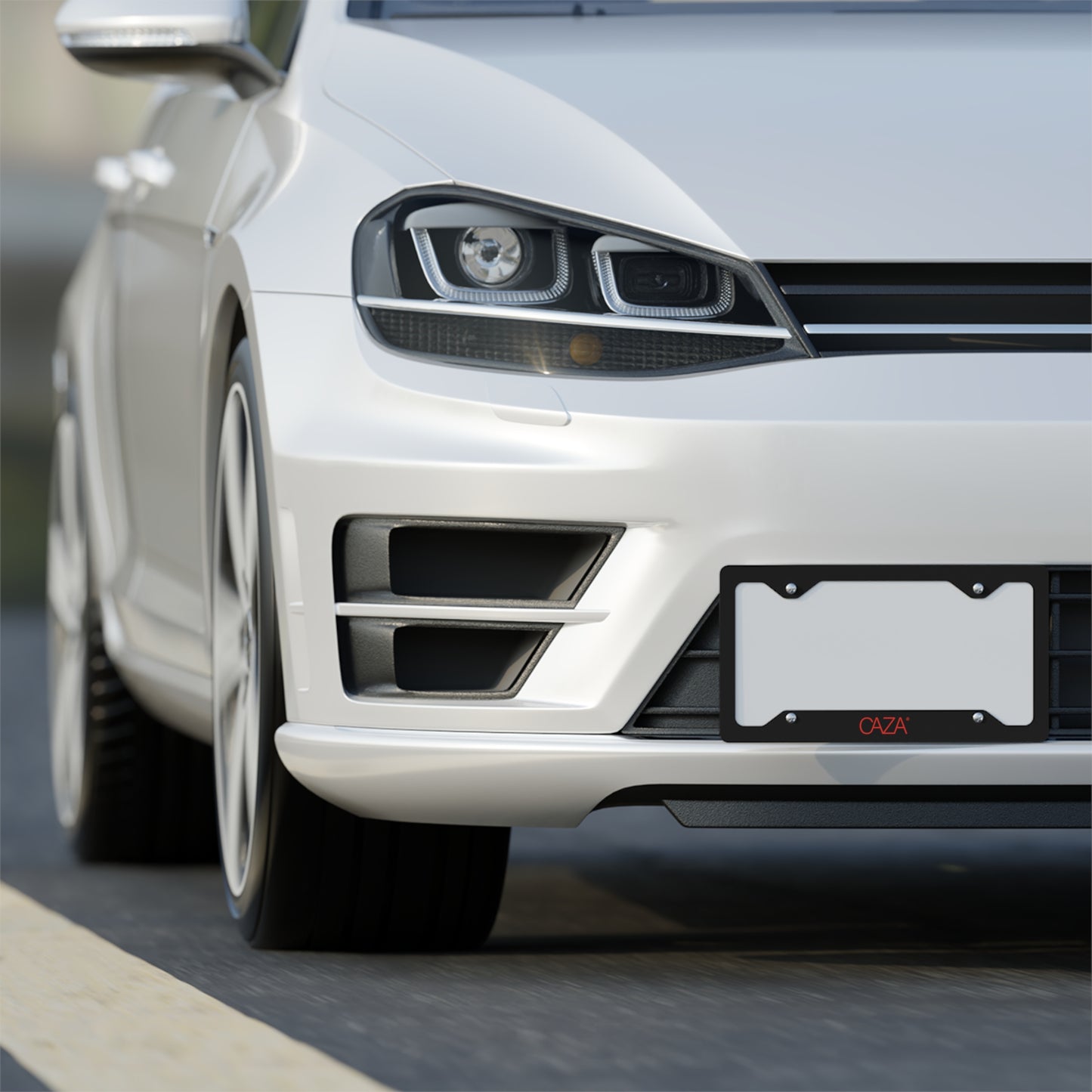 Metal License Plate Frame (Black)