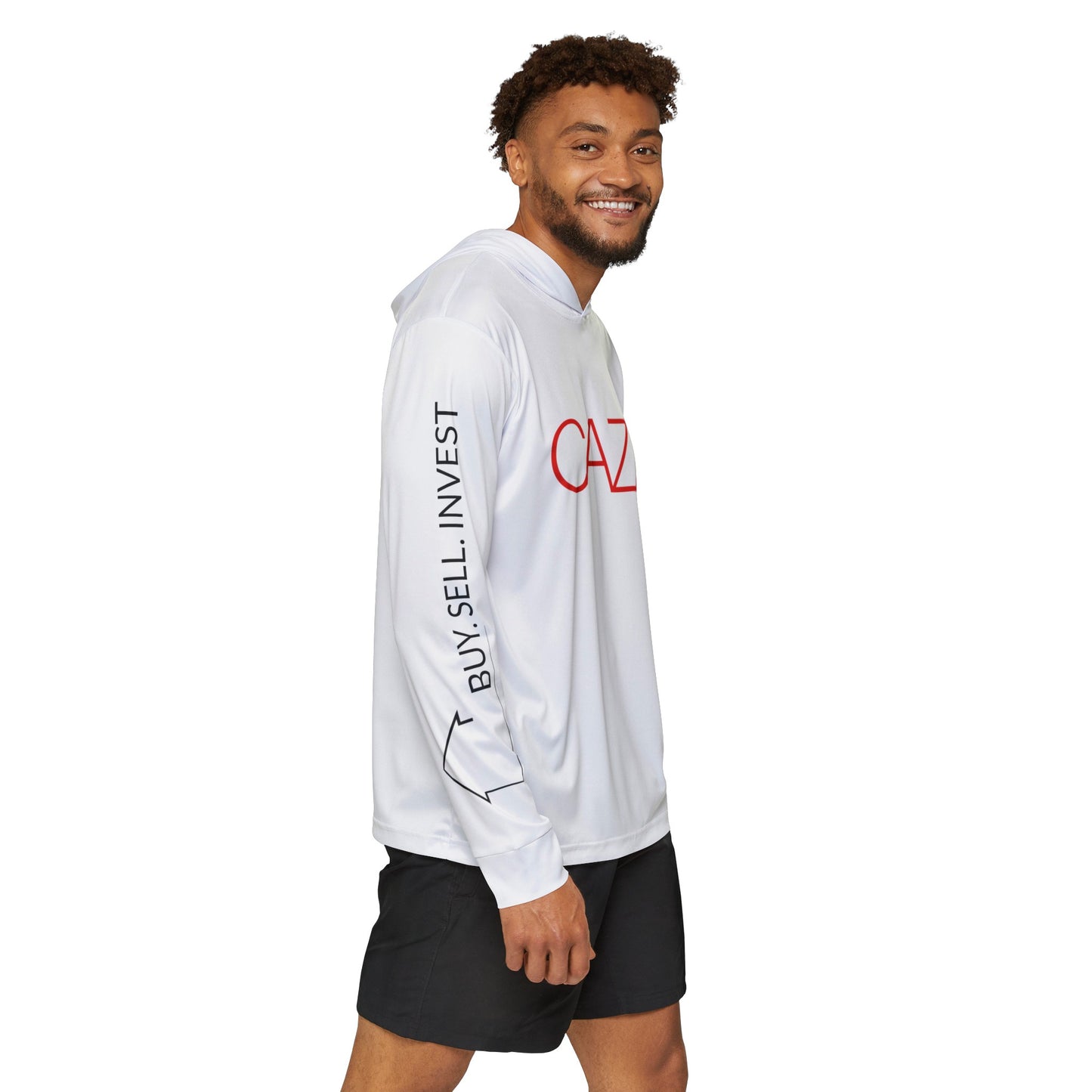 Men's Sports Warmup Hoodie (White)