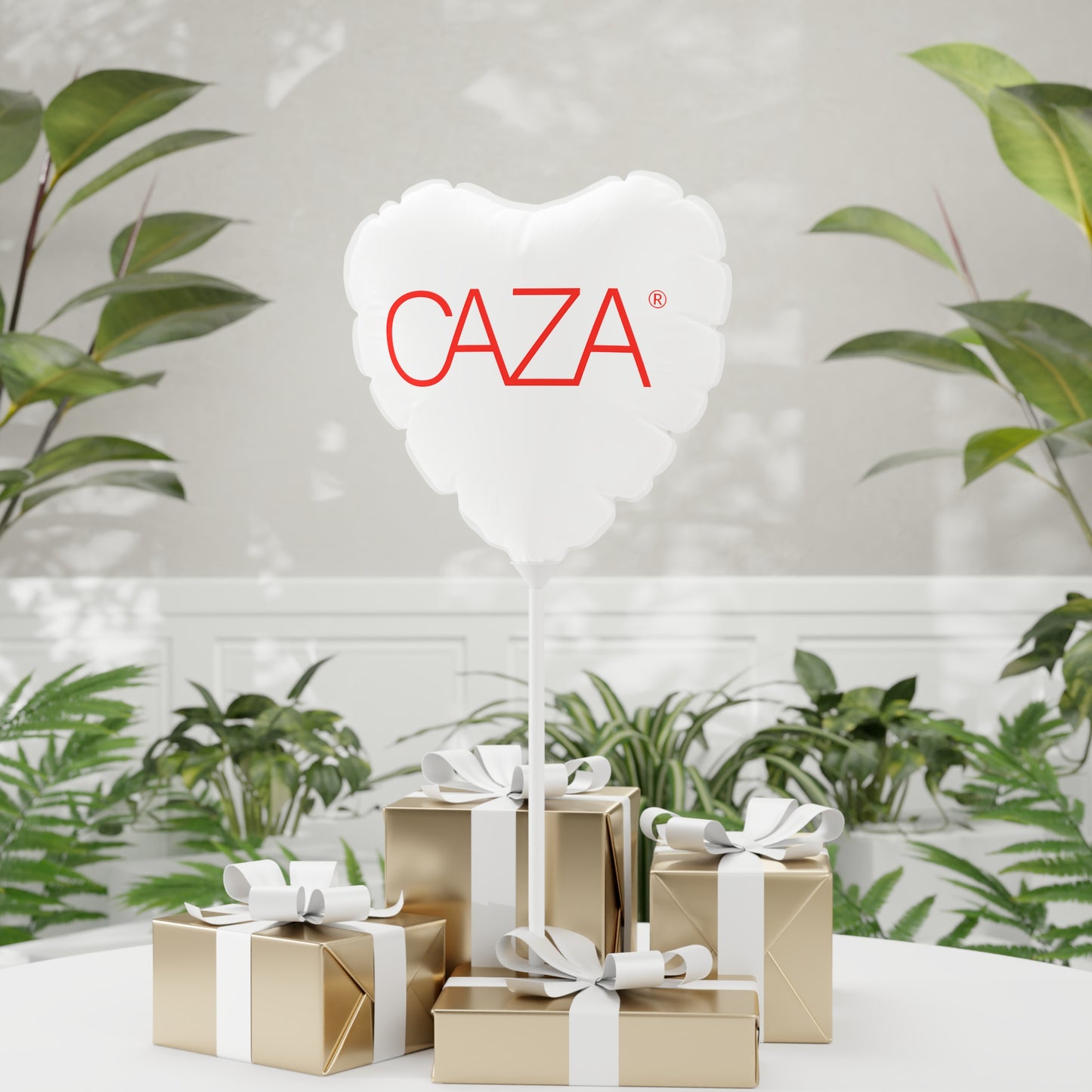 No Helium Balloon (White)
