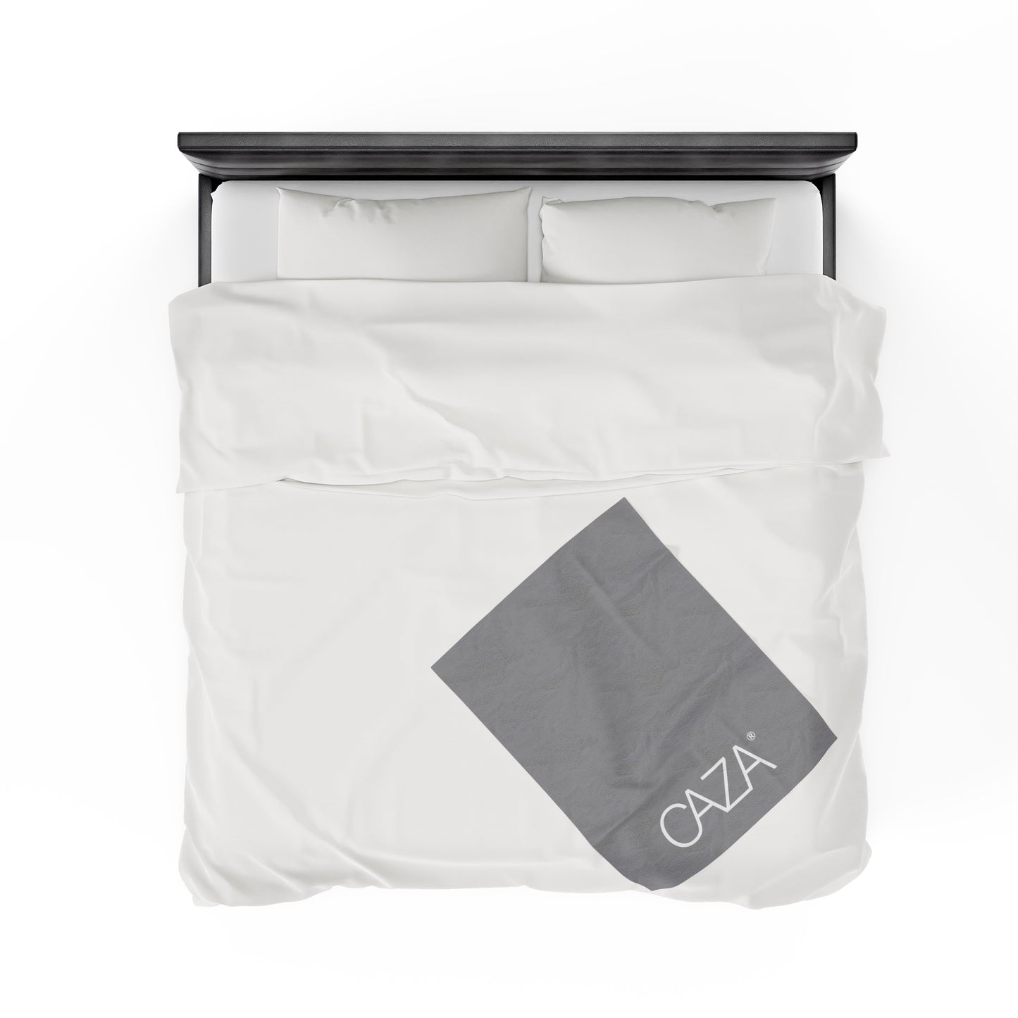 Velveteen Plush Blanket (Grey)