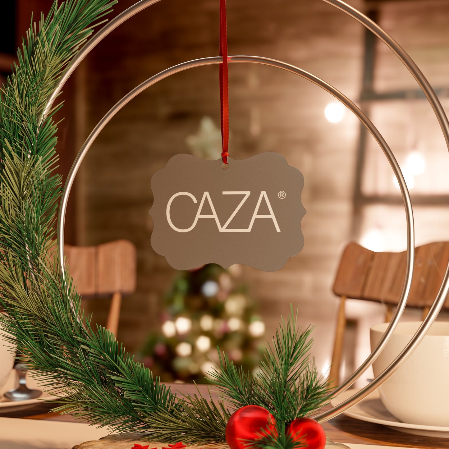 CAZA® Aluminum Ornaments (Grey)