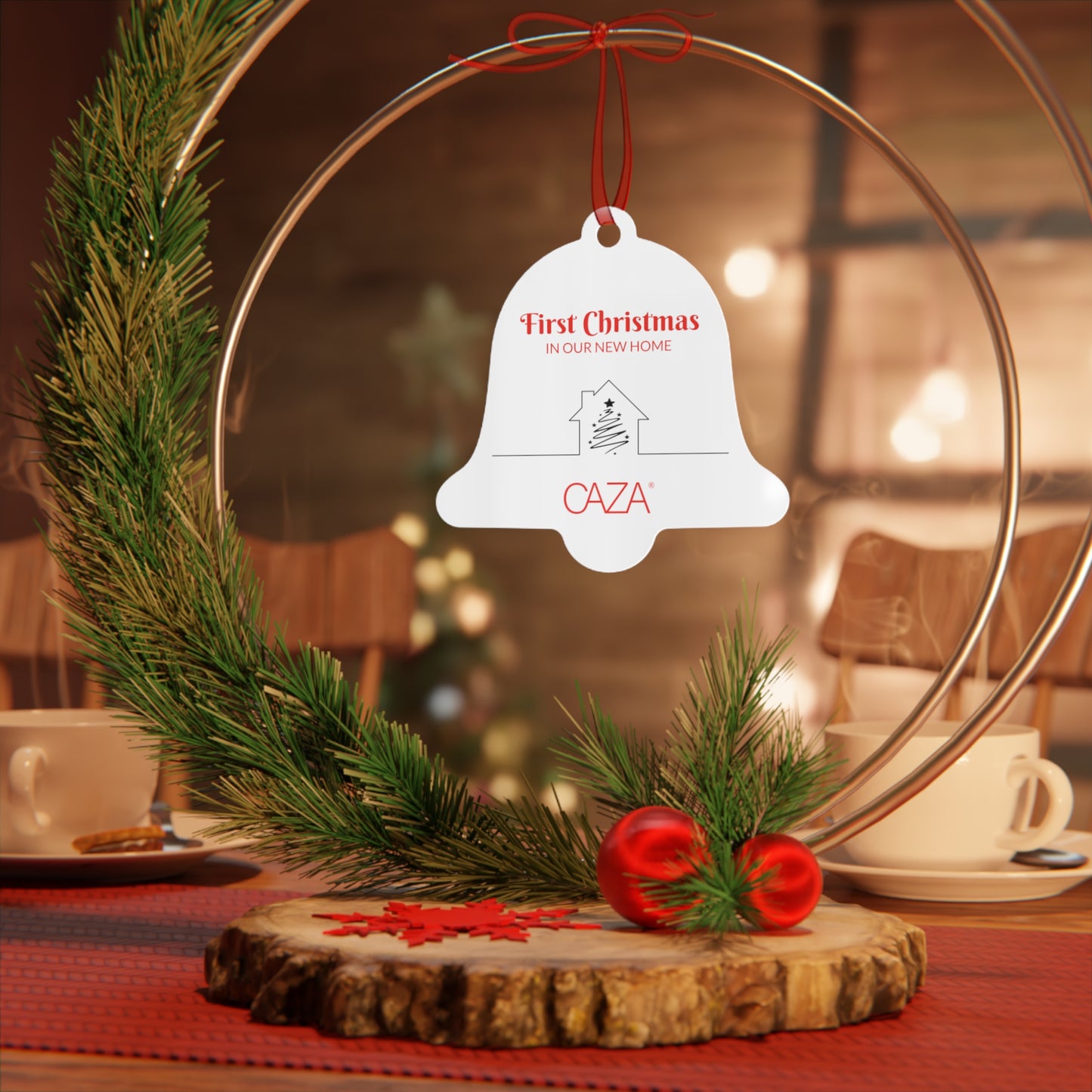 1st Christmas Metal Ornaments