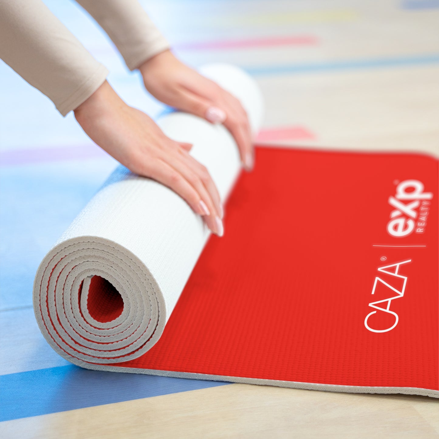 Foam Yoga Mat (Red)