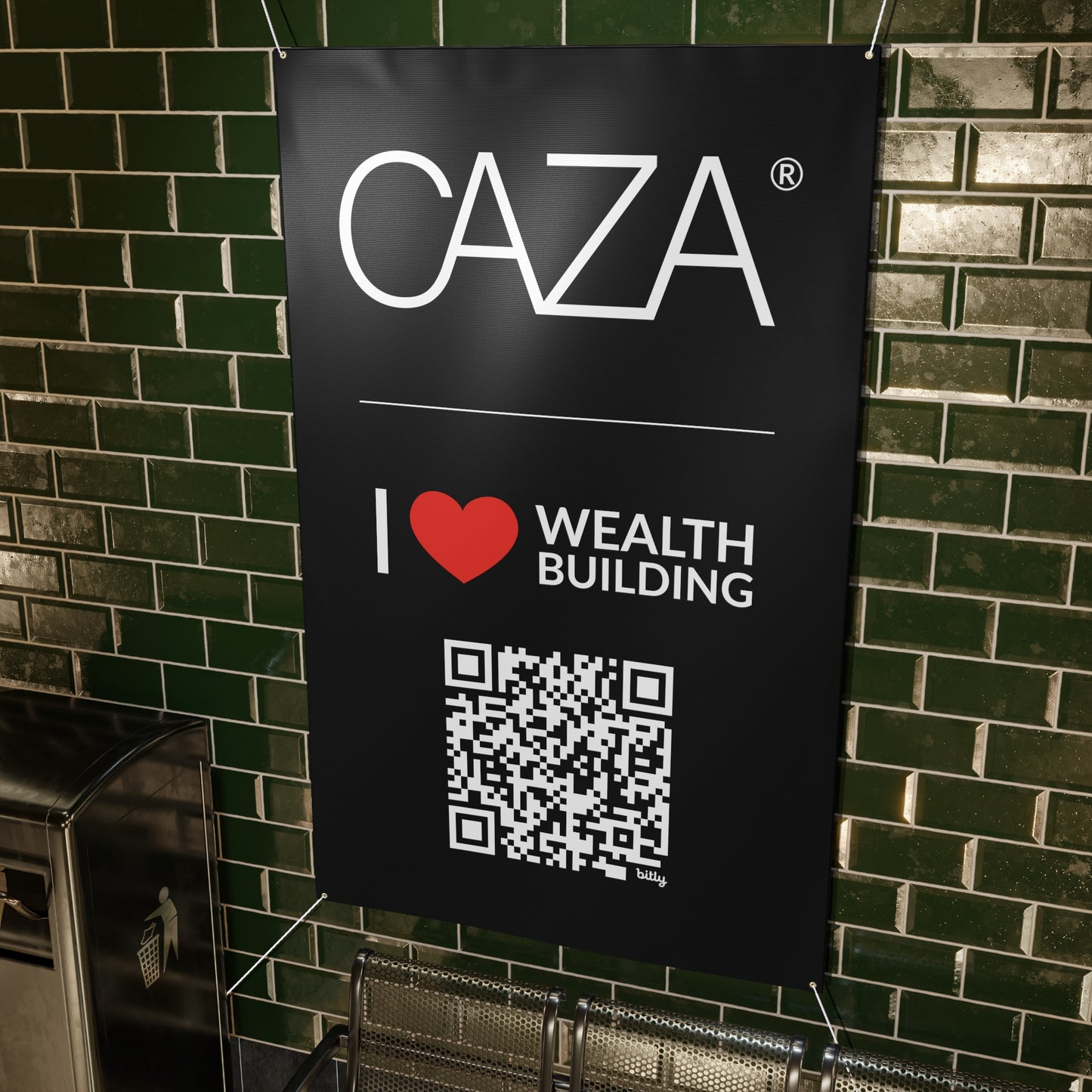 Join CAZA® | Matte Banner (Black)