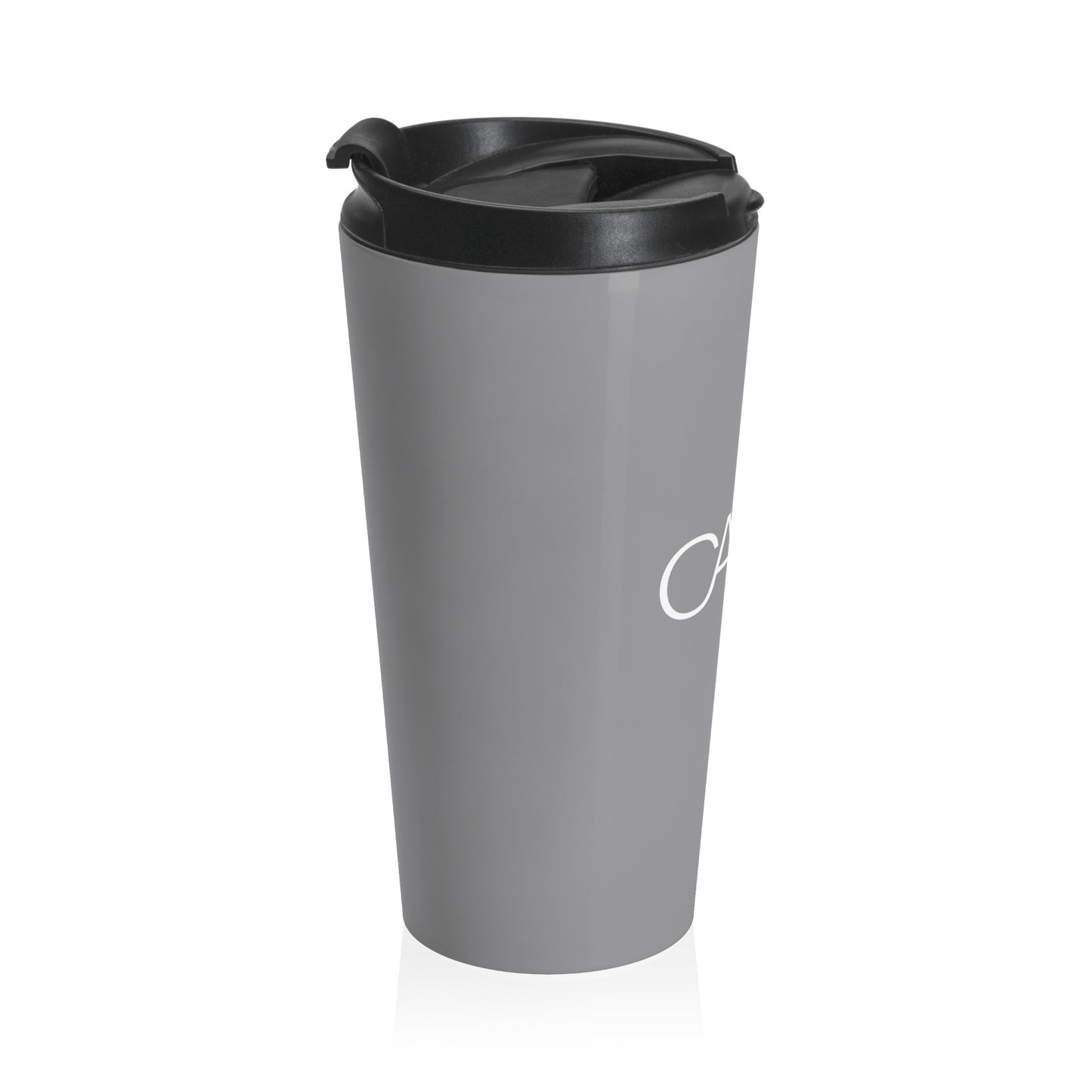Stainless Steel Travel Mug (Grey)