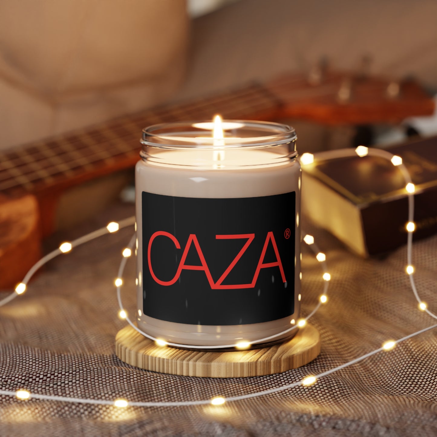 Scented Soy Candle, 9oz (Black)