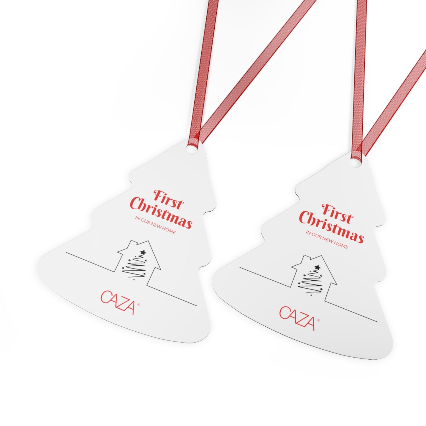 1st Christmas Metal Ornaments